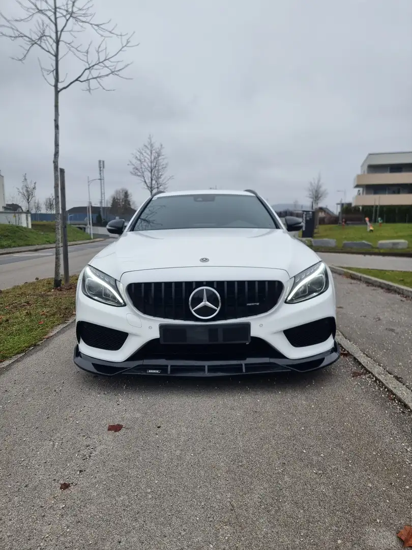 Mercedes-Benz C 200 T AMG Line Weiß - 2