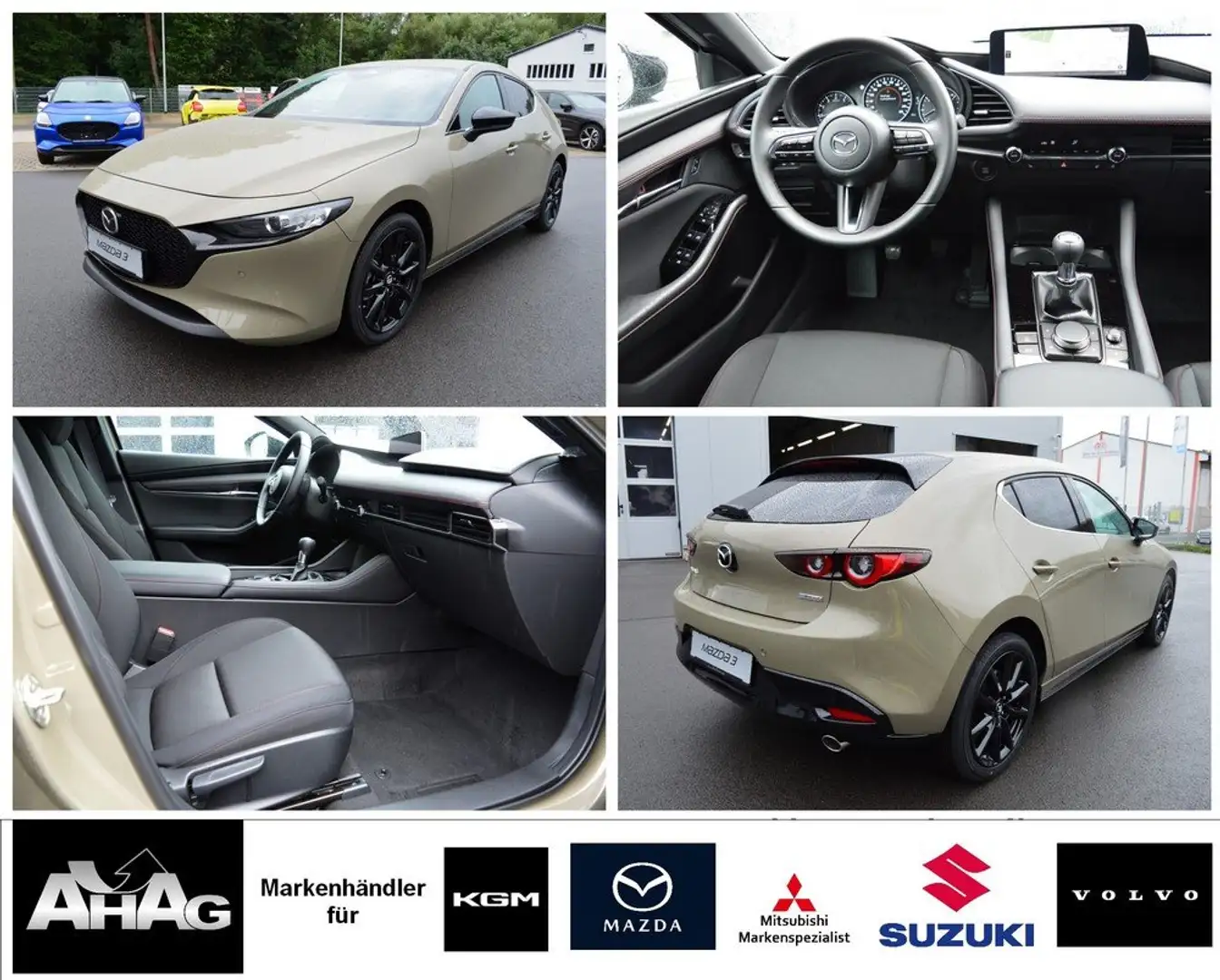 Mazda 3 e-SKYACTIV-G 140 M HYBRID HOMURA *Navi+LED+3xPDC* Verde - 1