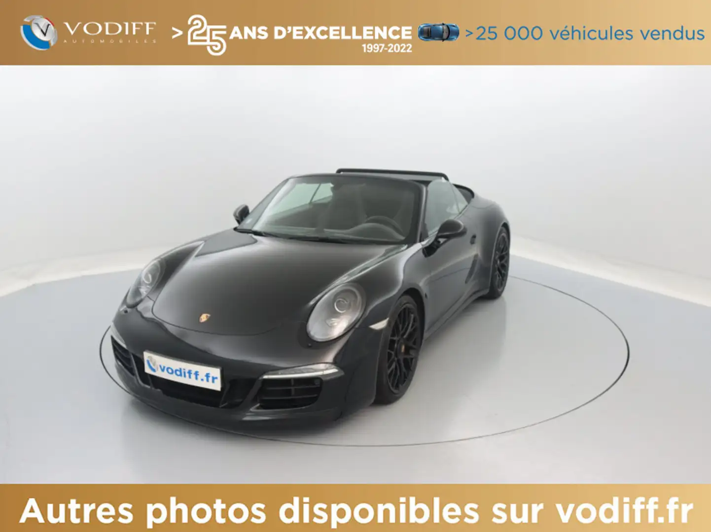 Porsche 991 CARRERA GTS CABRIOLET 430 CV PDK Noir - 1