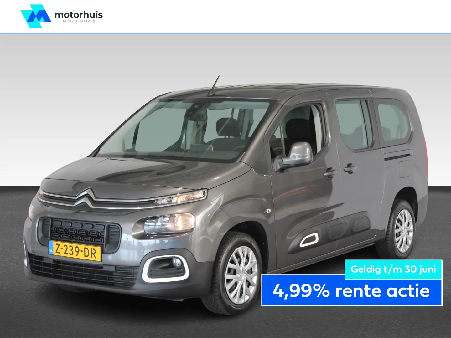 Citroen Berlingo 1.2 PureTech 110pk XL 7 persoons Grijs - 1