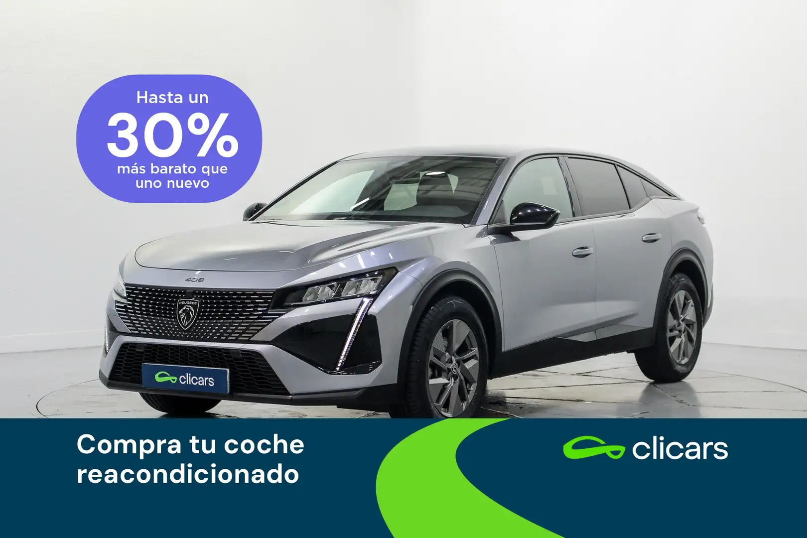 Peugeot 408 PureTech 130 Allure EAT8 Argent - 1