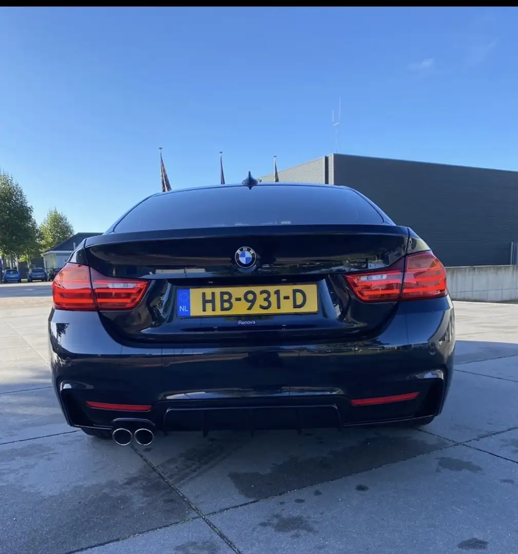BMW 420 4-serie Gran Coupé 420i M pakket Zwart - 2