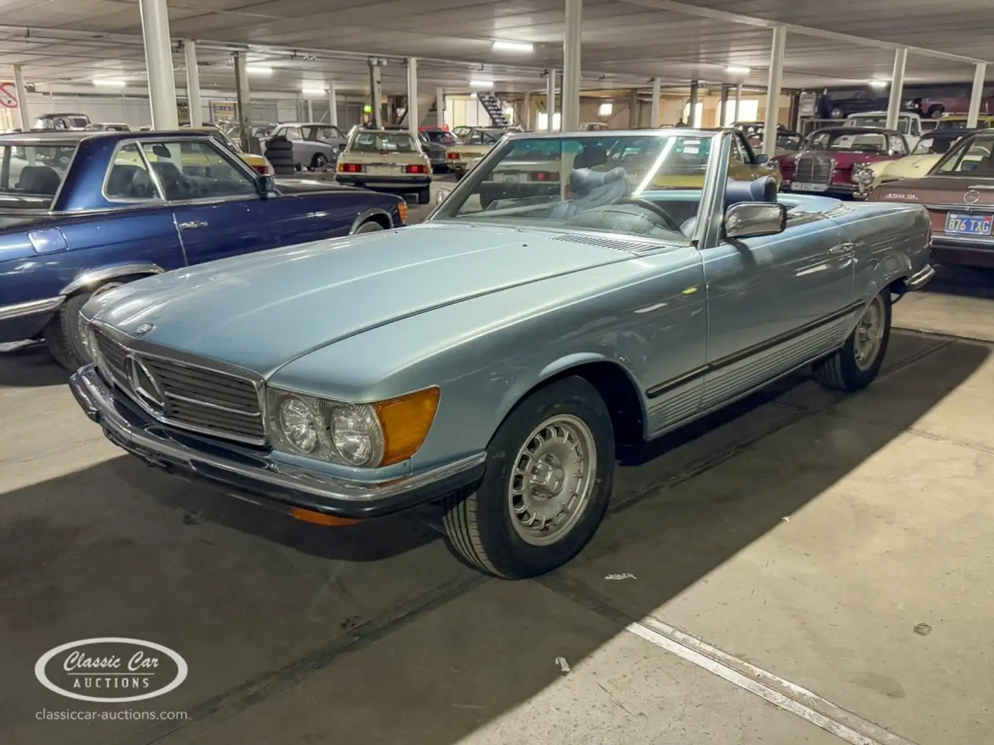 Mercedes-Benz 280 280SL   - ONLINE AUCTION Blauw - 1