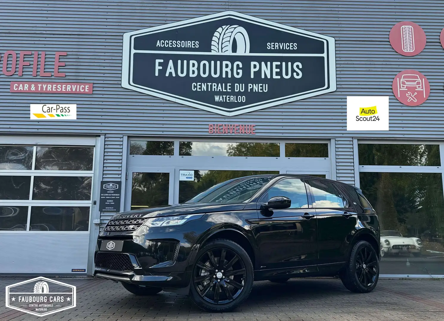 Land Rover Discovery Sport *4WD*P200*R-DYNAMIC-SE*HISTORIQUE-LR-100%*1-OWNER* Schwarz - 1