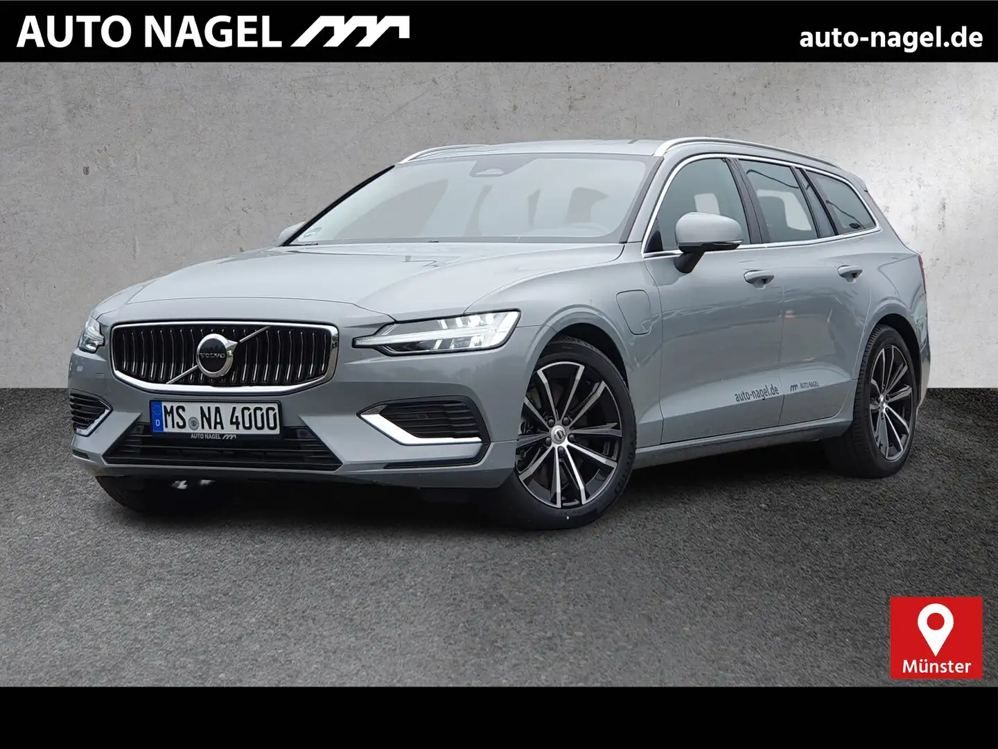 Volvo V60 V60 Recharge T6 Essential AHK|LED| Grijs - 1