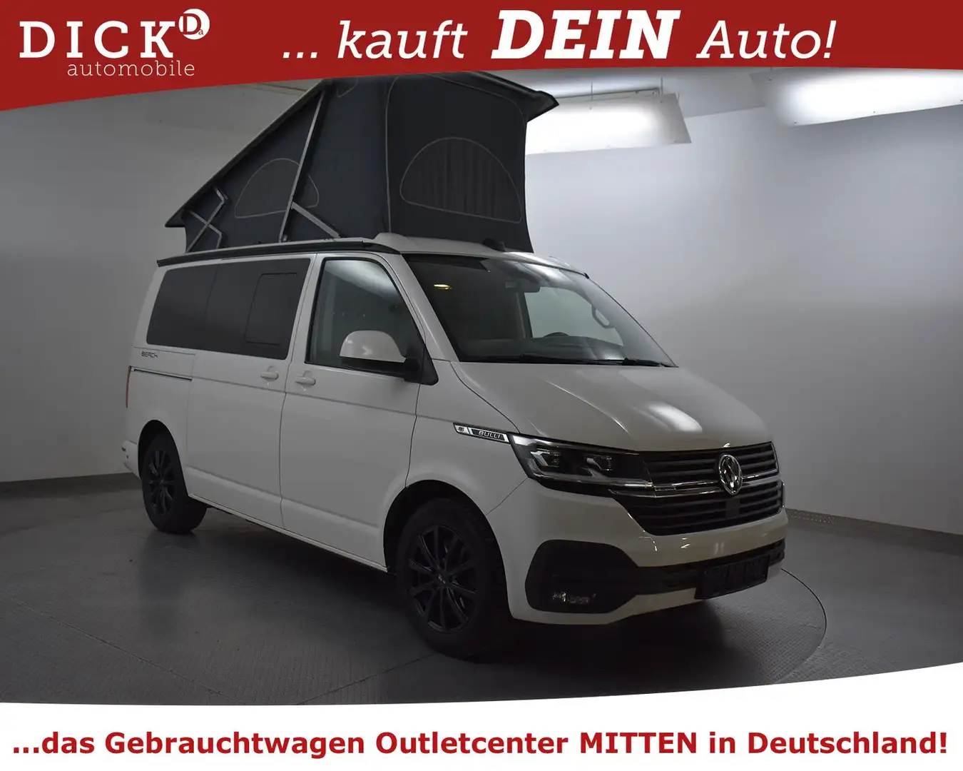 Volkswagen T6 California T6.1 2.0d DSG Califor Beach Tour 4Mot VIRTU+VOLL Blanc - 1