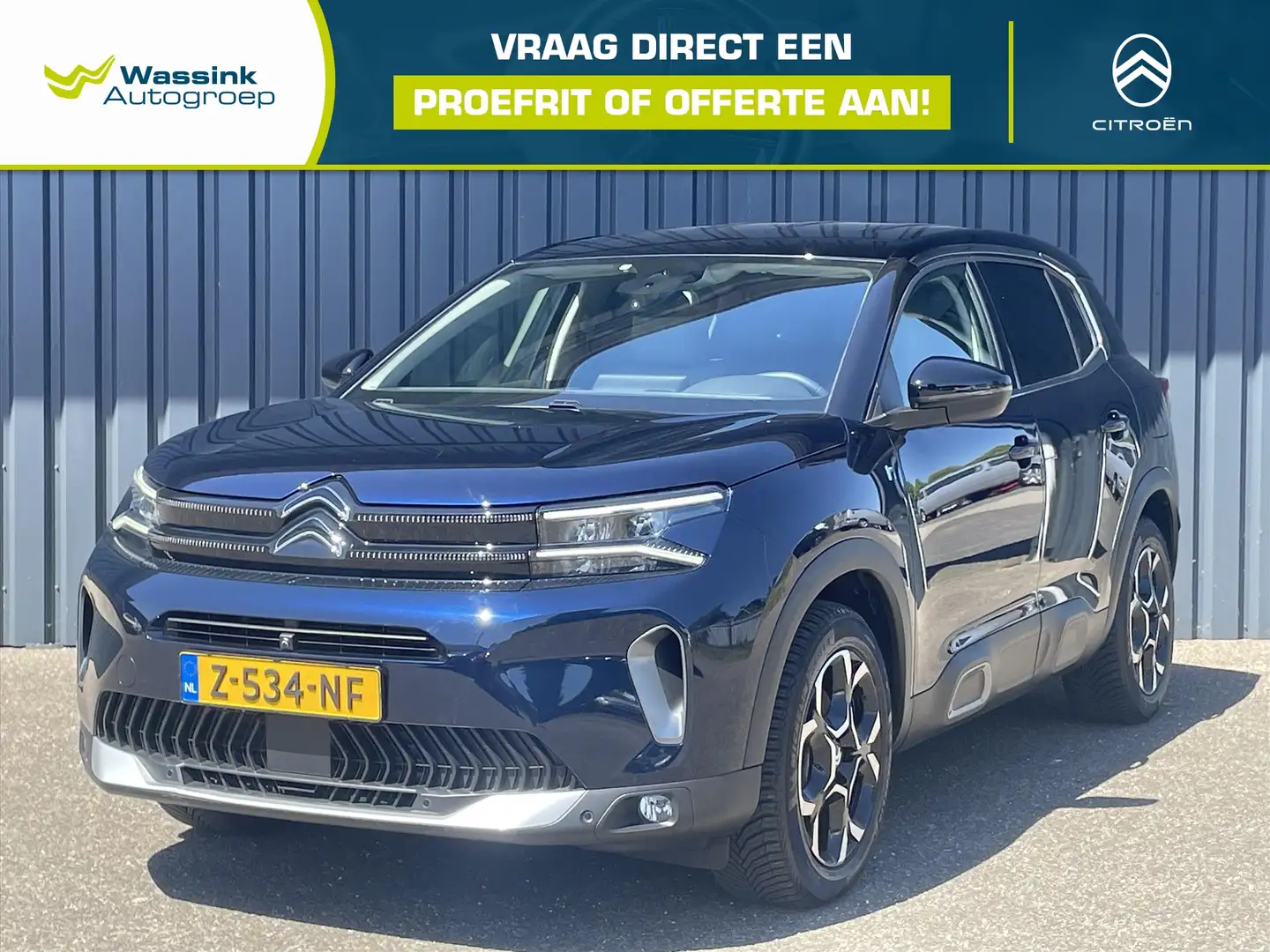 Citroen C5 Aircross 1.6 Plug-in Hybrid 180pk e-EAT8 Max I DAB I Naviga Blauw - 1