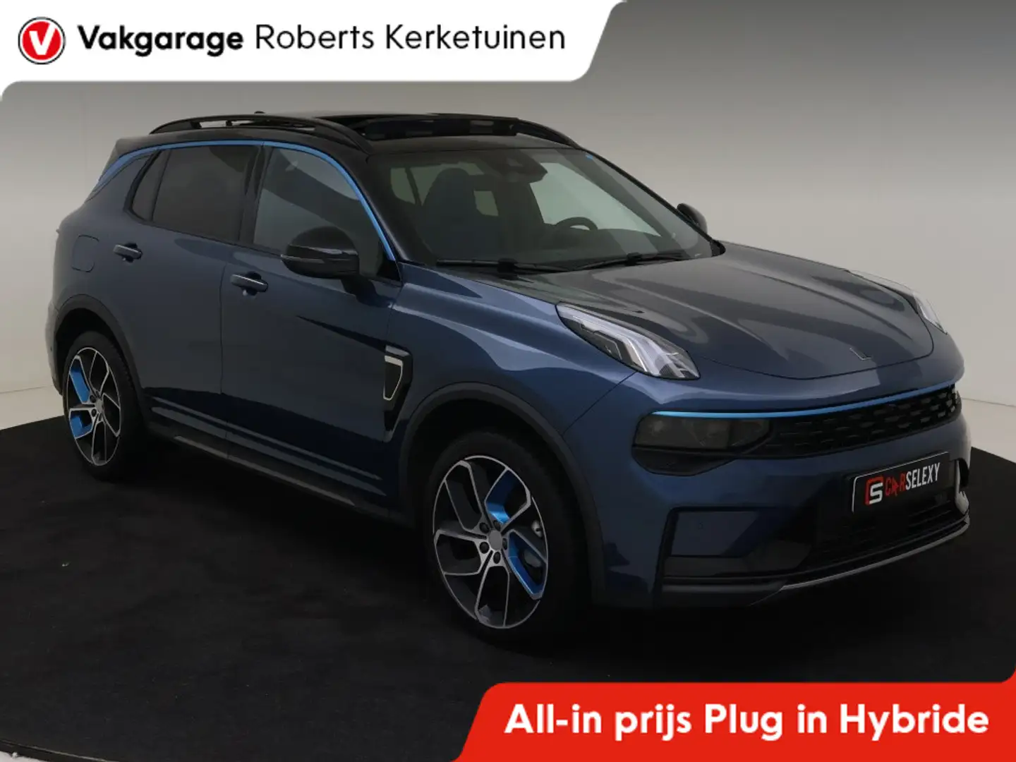 Lynk & Co 01 1.5 PHEV 262PK Zwarte hemel Panorama Navigatie Car Bleu - 1