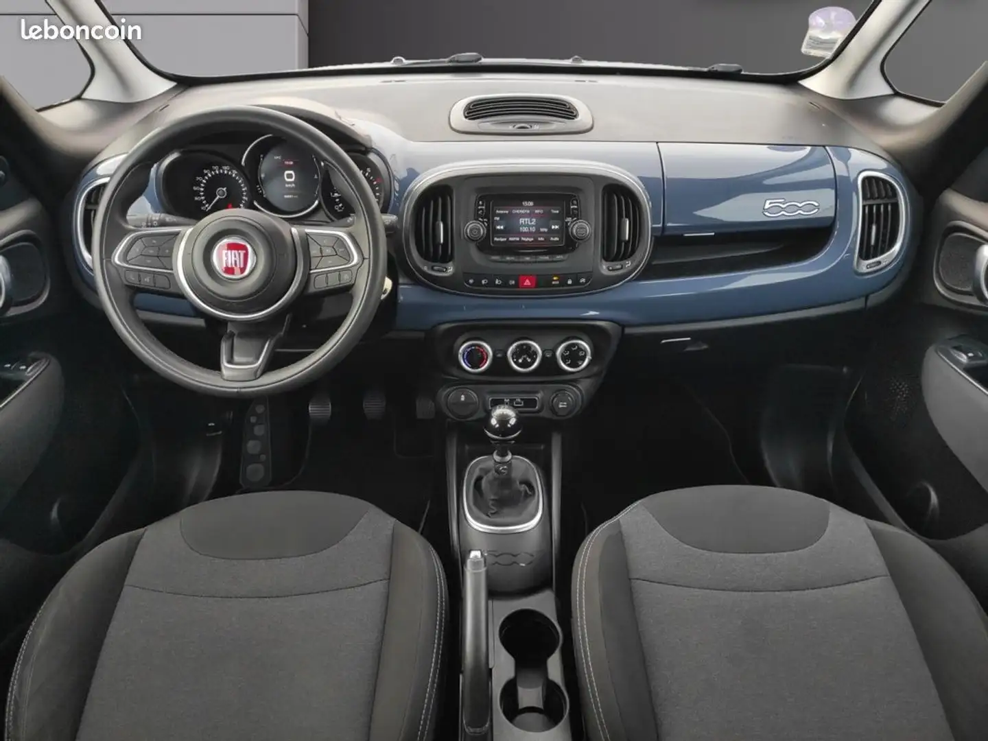 Fiat 500L SERIE 5 TwinAir 105 ch Popstar Garantie 12 mois Bleu - 2