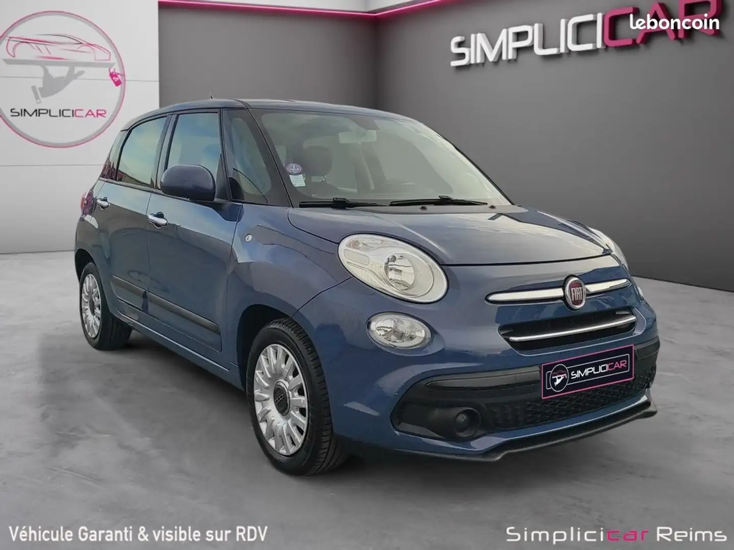 Fiat 500L SERIE 5 TwinAir 105 ch Popstar Garantie 12 mois Bleu - 1