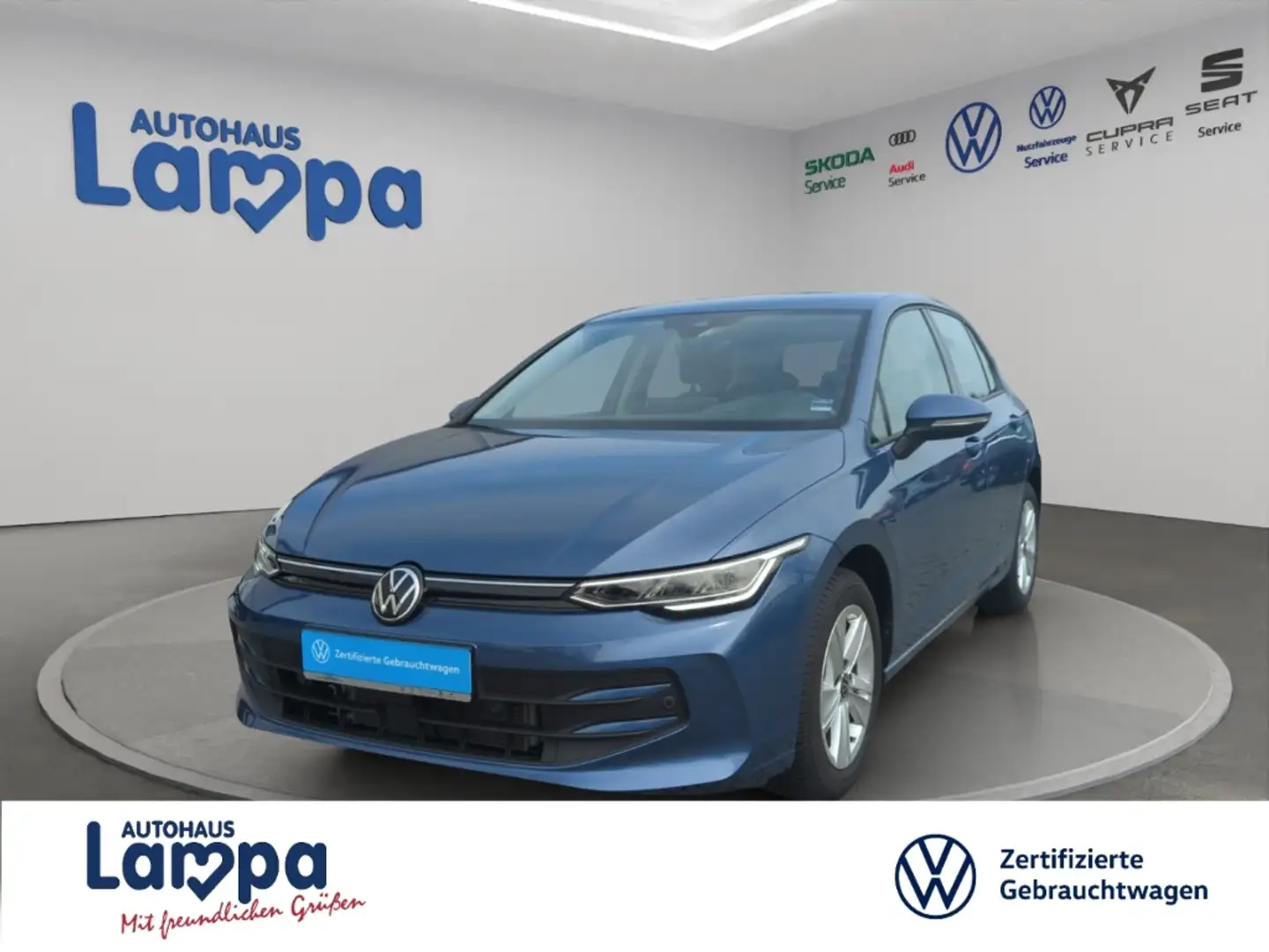 Volkswagen Golf VIII Life 1.5 TSI 6-Gang AHK,NAV,LRH,ACC,DAB+,LED Blau - 2