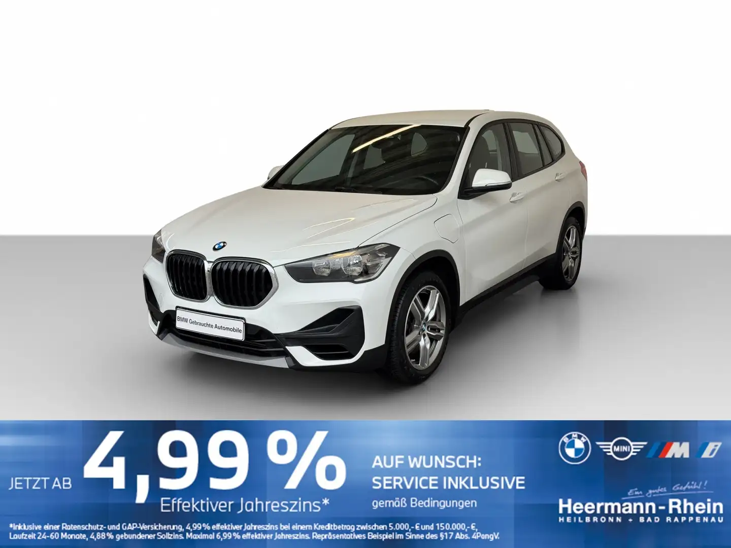 BMW X1 xDrive25e AHK.Sportsitz.SH.Multi.Tempo.... Weiß - 2