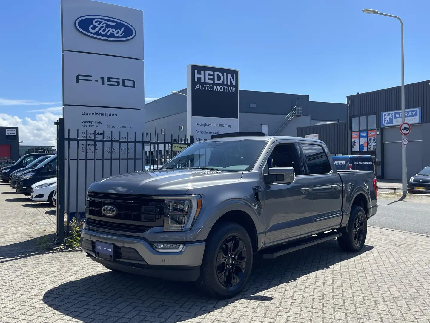 Ford F 150 LARIAT 5.0 V8 incl LPG Black Edition | BPM Vrij Grijs - 2