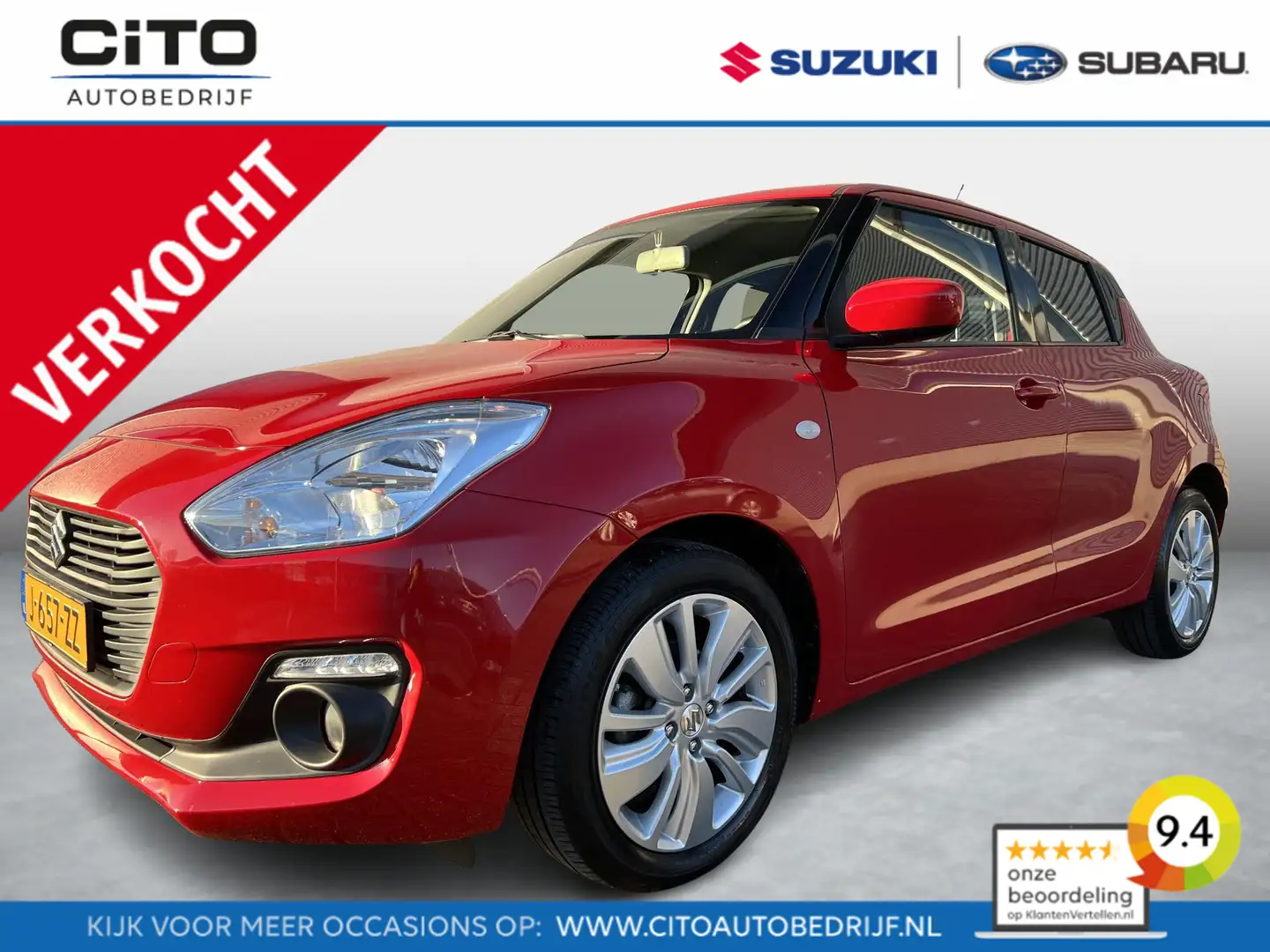 Suzuki Swift 1.2 Select Smart Hybrid | Apple Carplay & Android Rood - 1