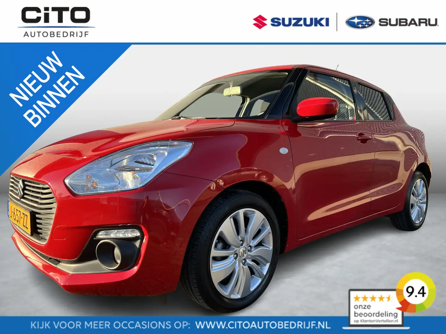Suzuki Swift 1.2 Select Smart Hybrid | Apple Carplay & Android Rouge - 1