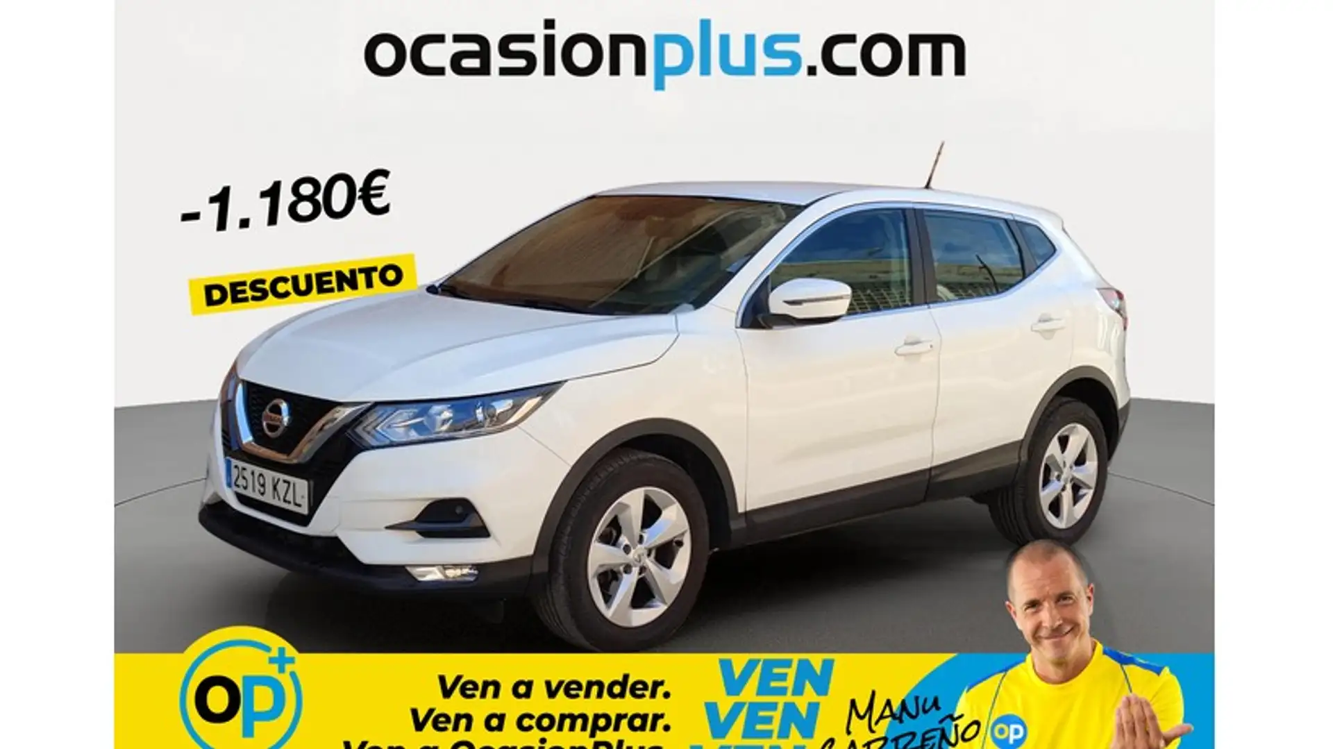 Nissan Qashqai 1.7dCI Acenta 4x2 Blanco - 1