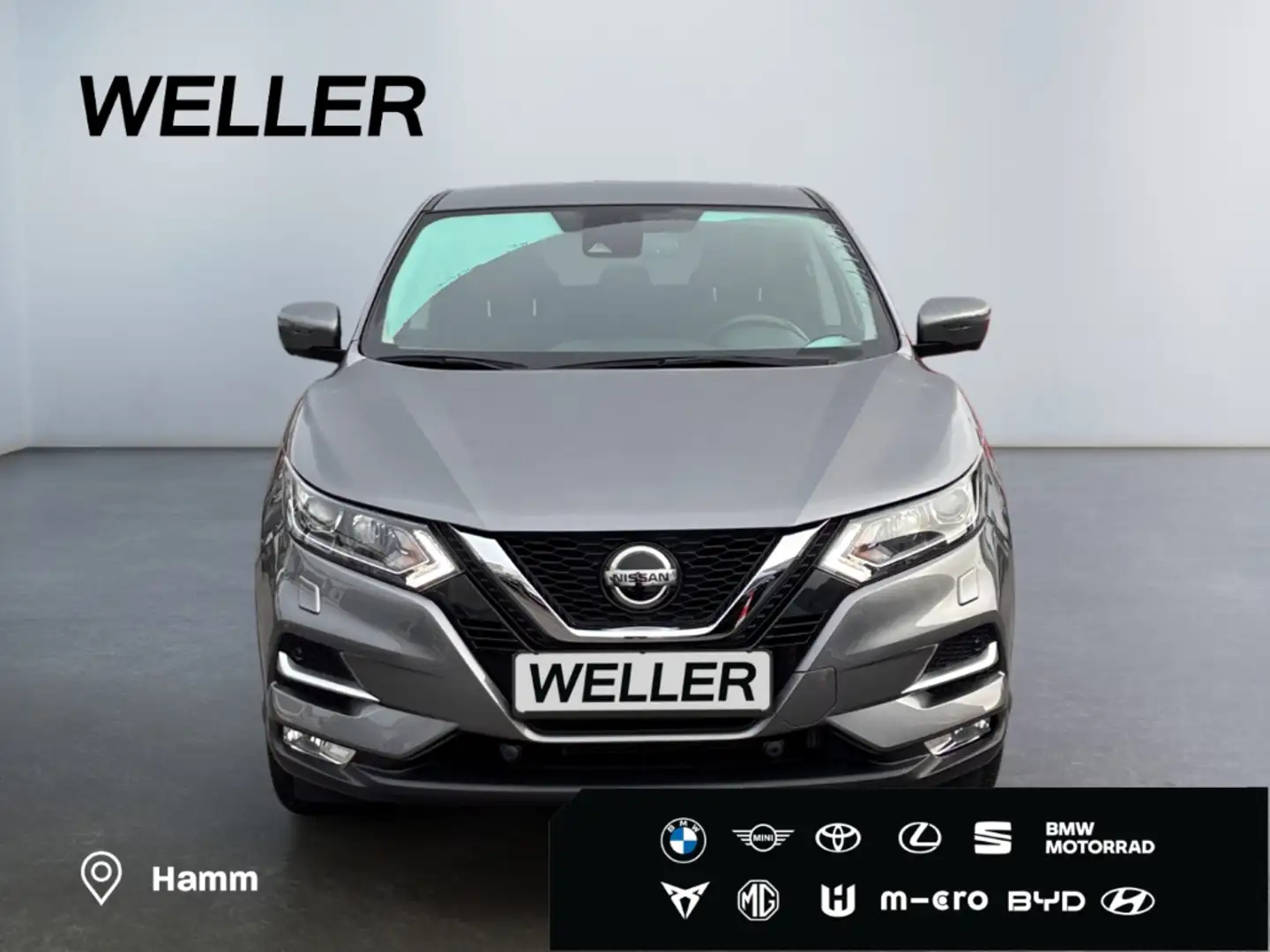 Nissan Qashqai 1.2 DIG-T N-Connecta *360°*SHZ*Navi*PDC* Gris - 2