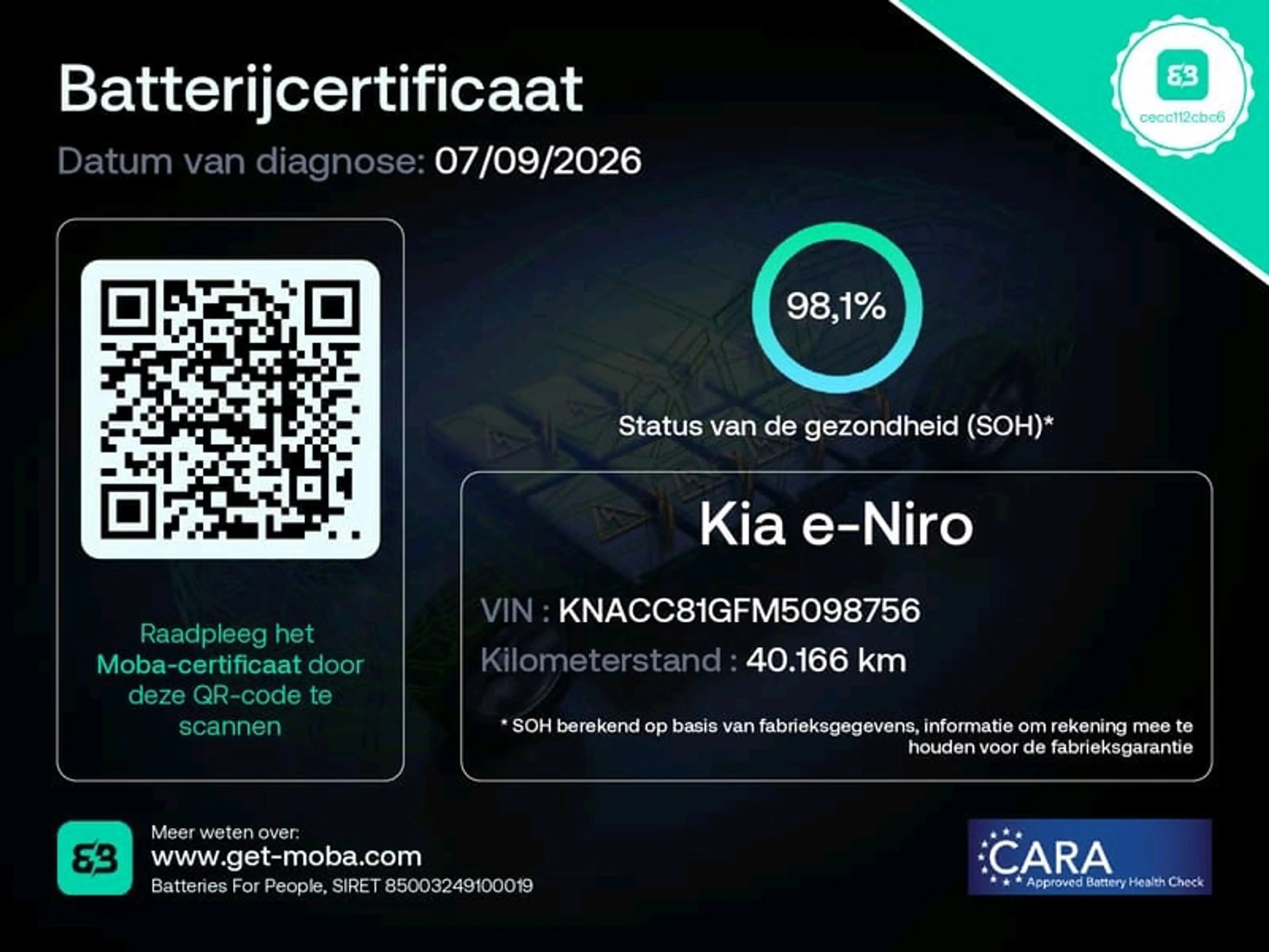 Kia e-Niro 64 kWh 204pk ExecutiveLine | SOH 98% | Schuifdak | — photo 6