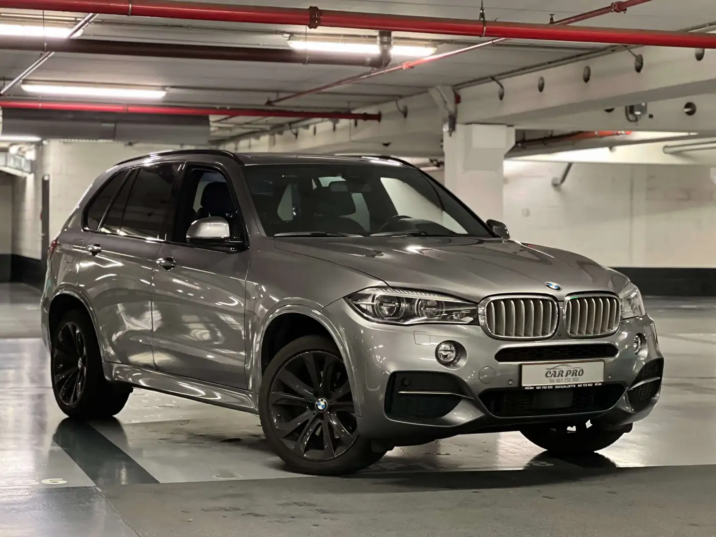 BMW X5 X DRIVE 40D PACK M / Attache remorque/Tva recup Gris - 2