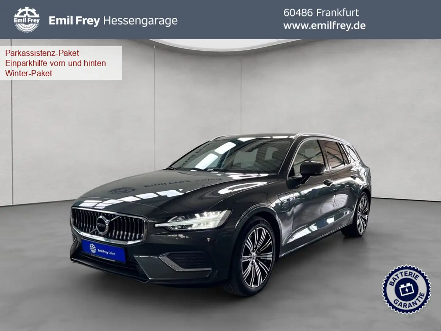 Volvo V60 T6 AWD Recharge Inscription Aut BLIS Navi LED Szary - 1