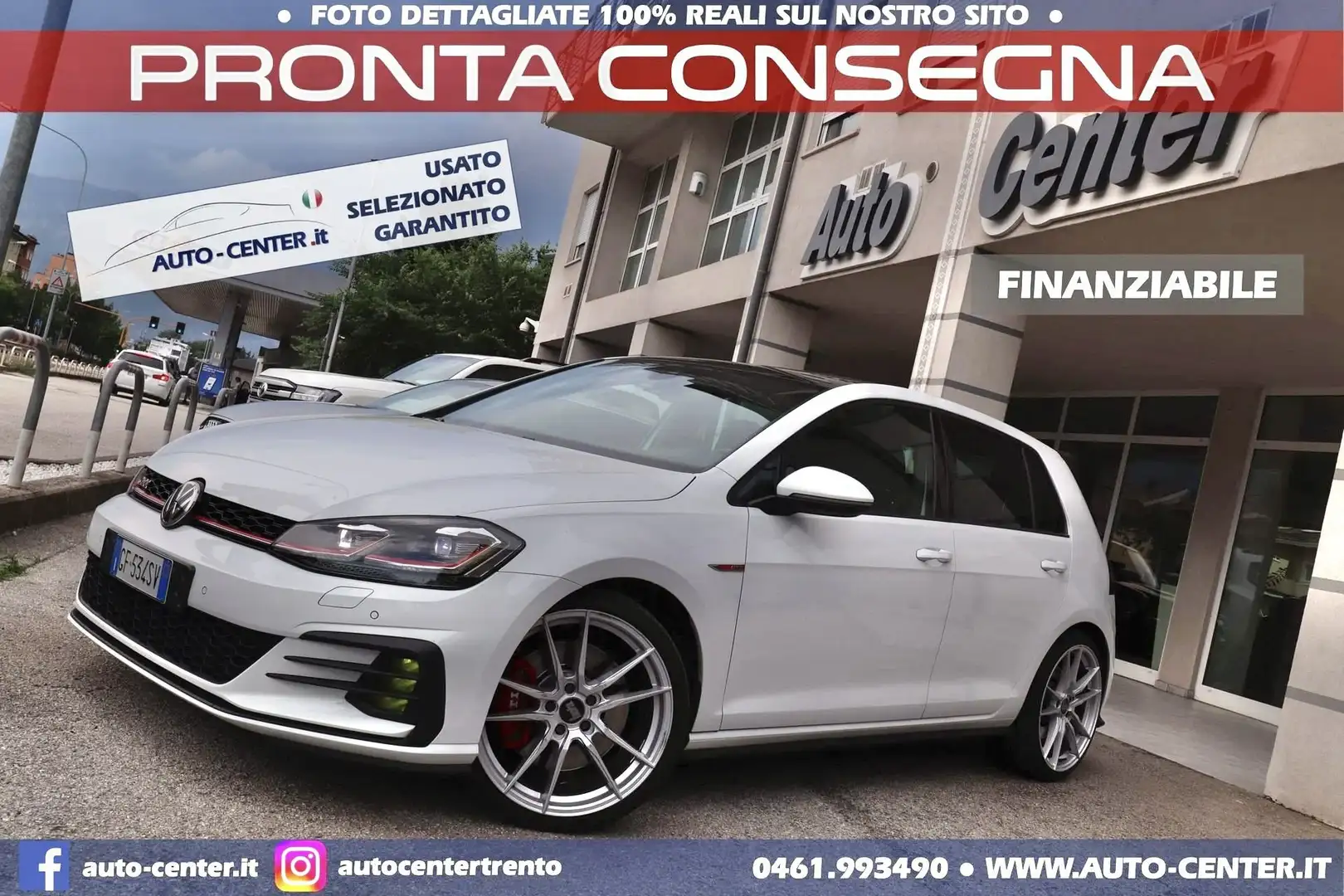 Volkswagen Golf GTI 7.5 GTI Performance 2.0 TSI DSG 5p *TETTO PELLE Bianco - 1