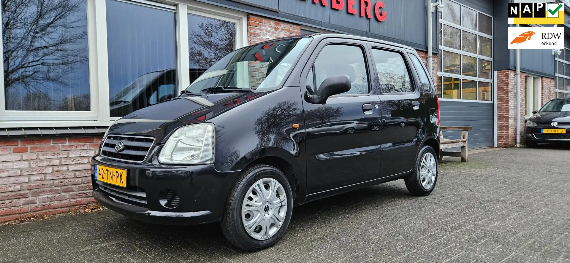 Suzuki Wagon R+ 1.0 Trend NAP! Stuurbekrachtiging! Nieuwe Apk! Net Noir - 1