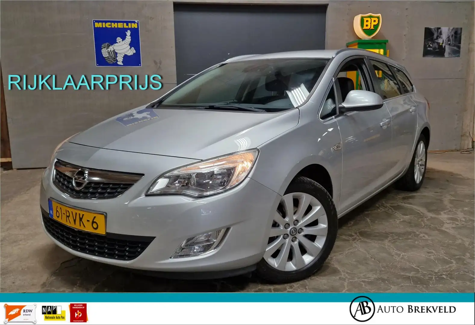 Opel Astra Sports Tourer 1.4 Cosmo 101PK | Rijklaarprijs | Cr Zilver - 1