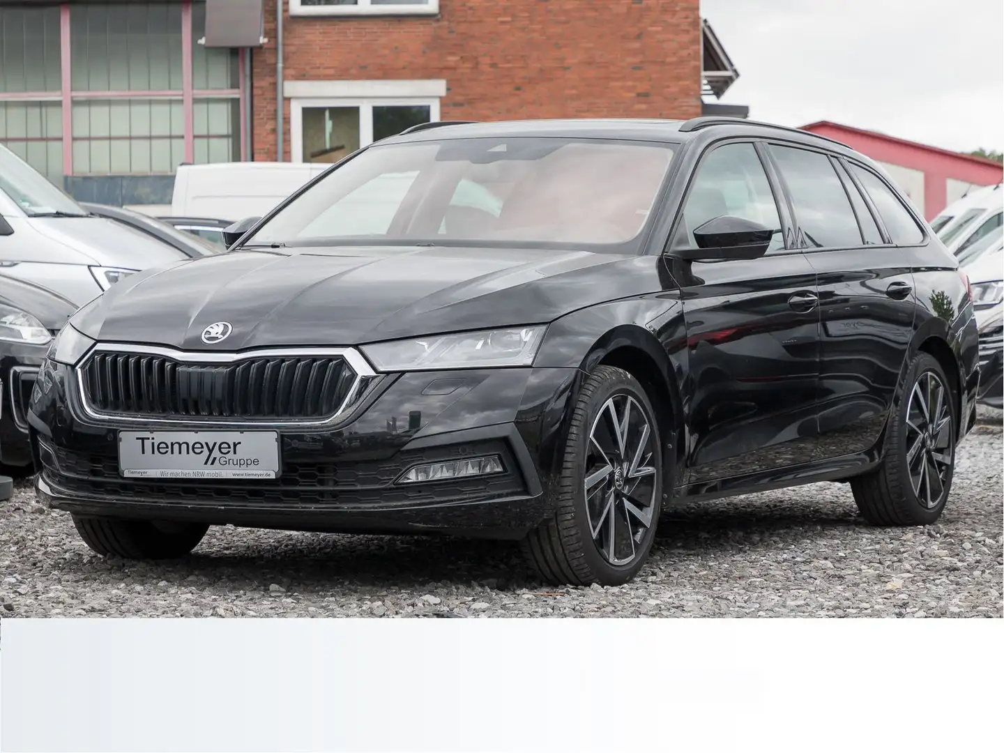 Skoda Octavia Combi 2.0 TDI DSG 4x4 AMBITION AHK PANO Nero - 2
