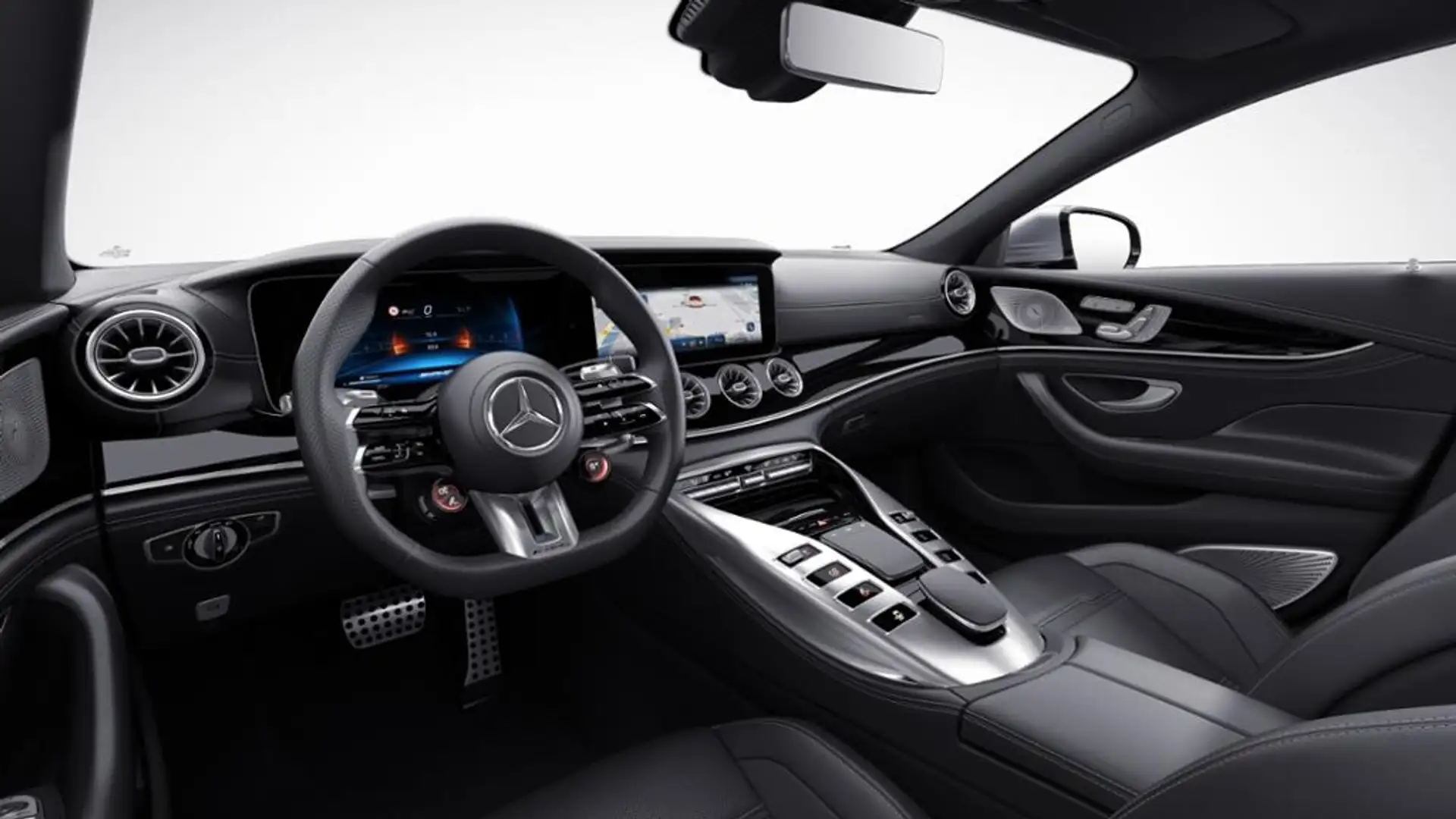 Mercedes-Benz AMG GT 63 4M+ MULTIBEAM/TrackP/PerfAbgas/Sitzbel Silber - 2