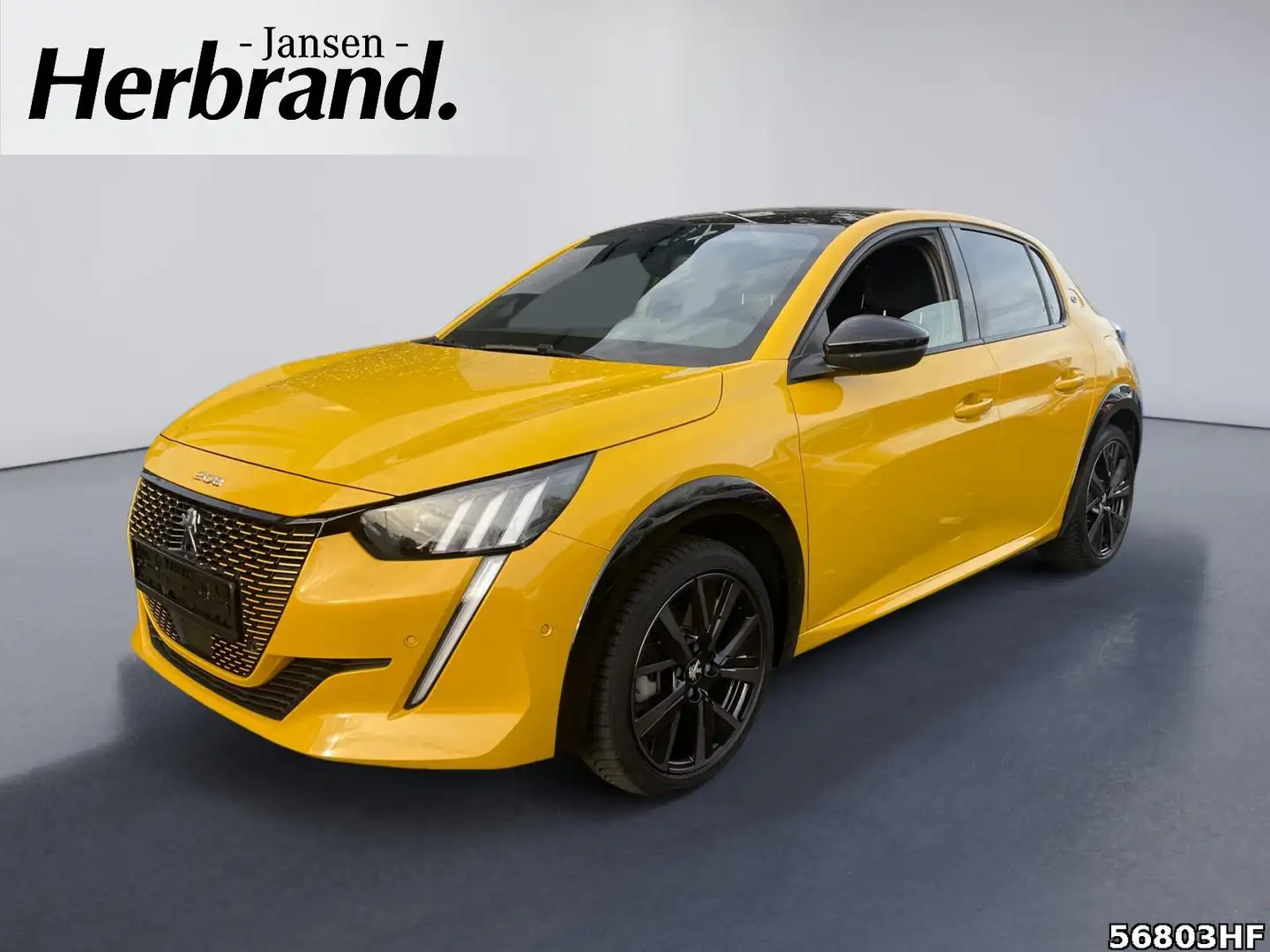 Peugeot e-208 GT *ACC*LED*PDC+CAM*NAVI*CARPLAY* Gelb - 1