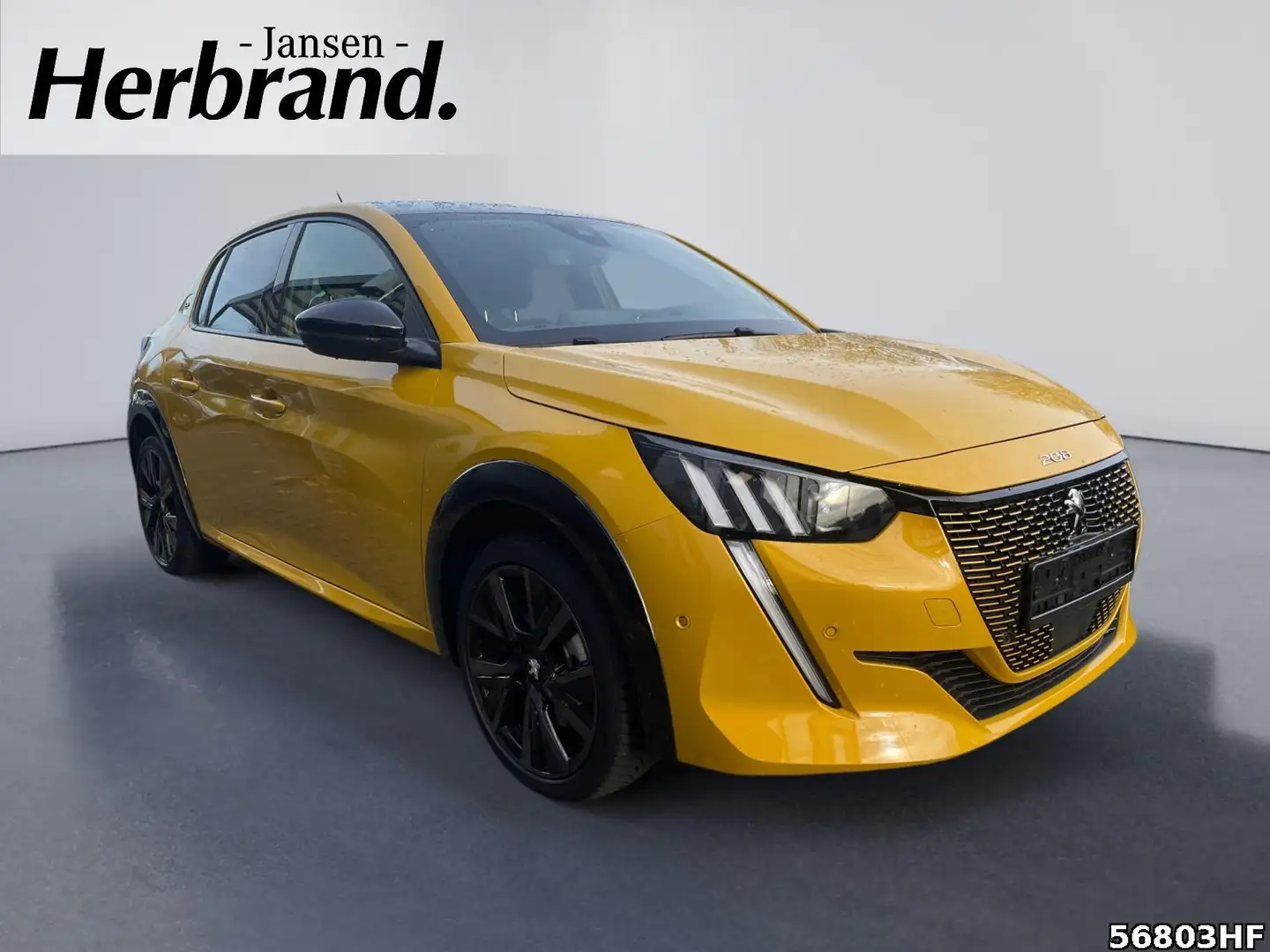 Peugeot e-208 GT *ACC*LED*PDC+CAM*NAVI*CARPLAY* Gelb - 2