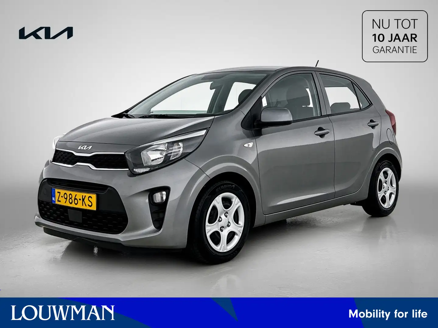 Kia Picanto 1.0 DPi ComfortLine | Airco | CDV | Grijs - 1