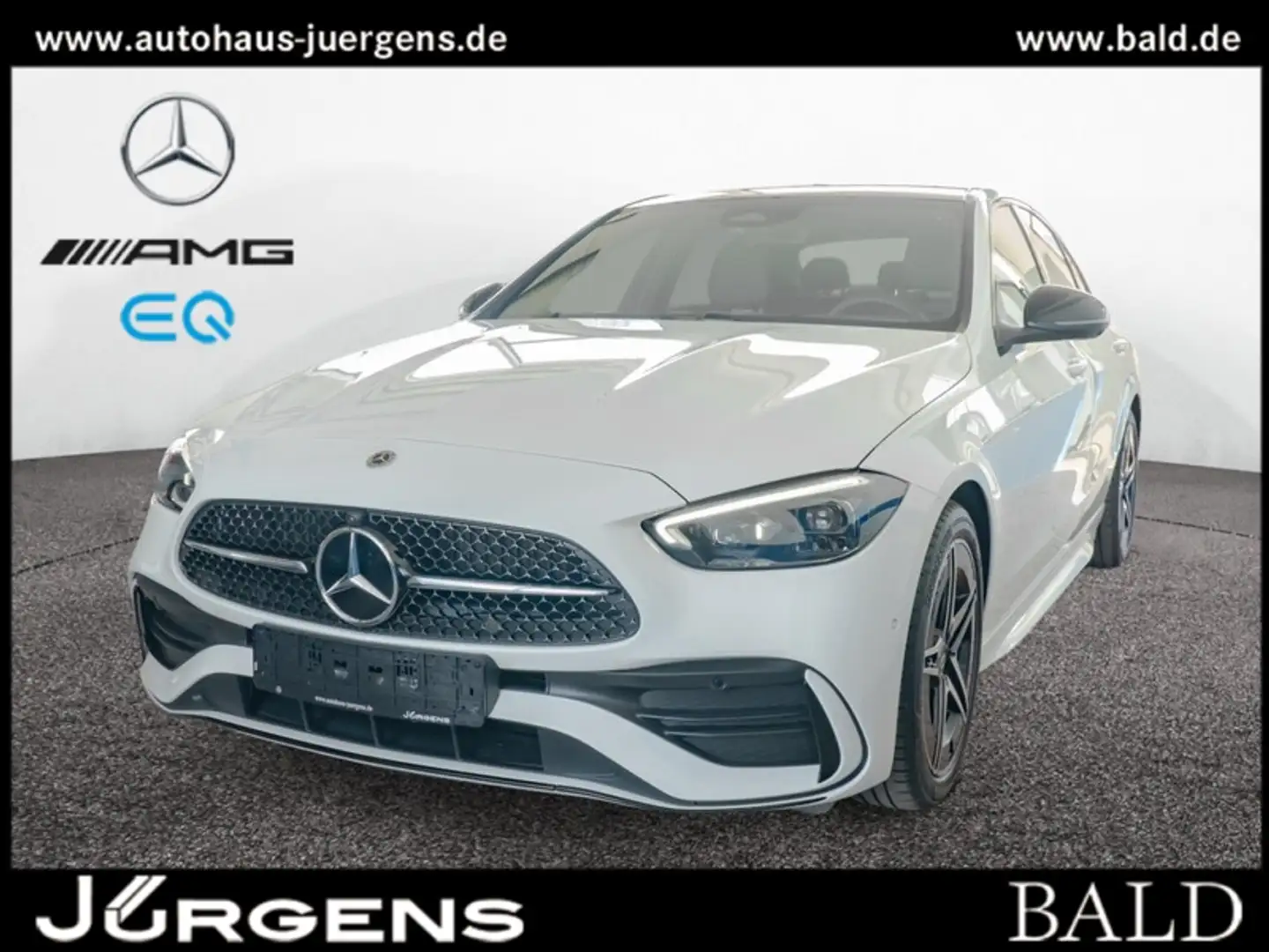 Mercedes-Benz C 200 AMG-Sport/DIGITAL/360/Pano/Night/Distr/18" Weiß - 1