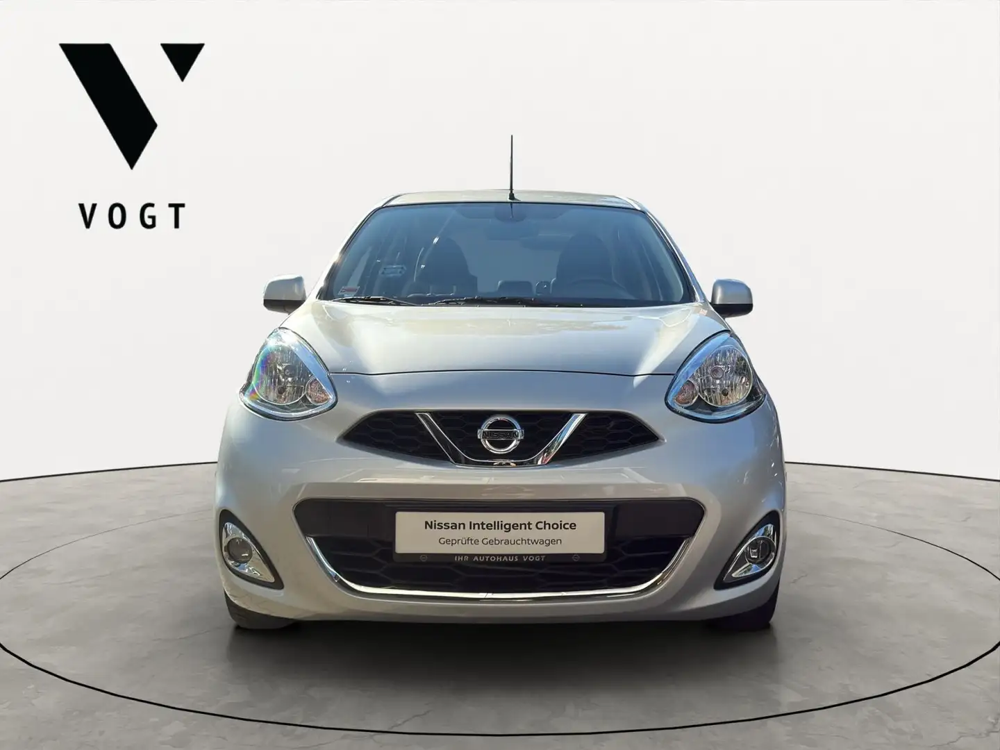 Nissan Micra Acenta°NAVI°SH°PDC°BT°USB°TEMPOM°KLIMAAUT° Silber - 2
