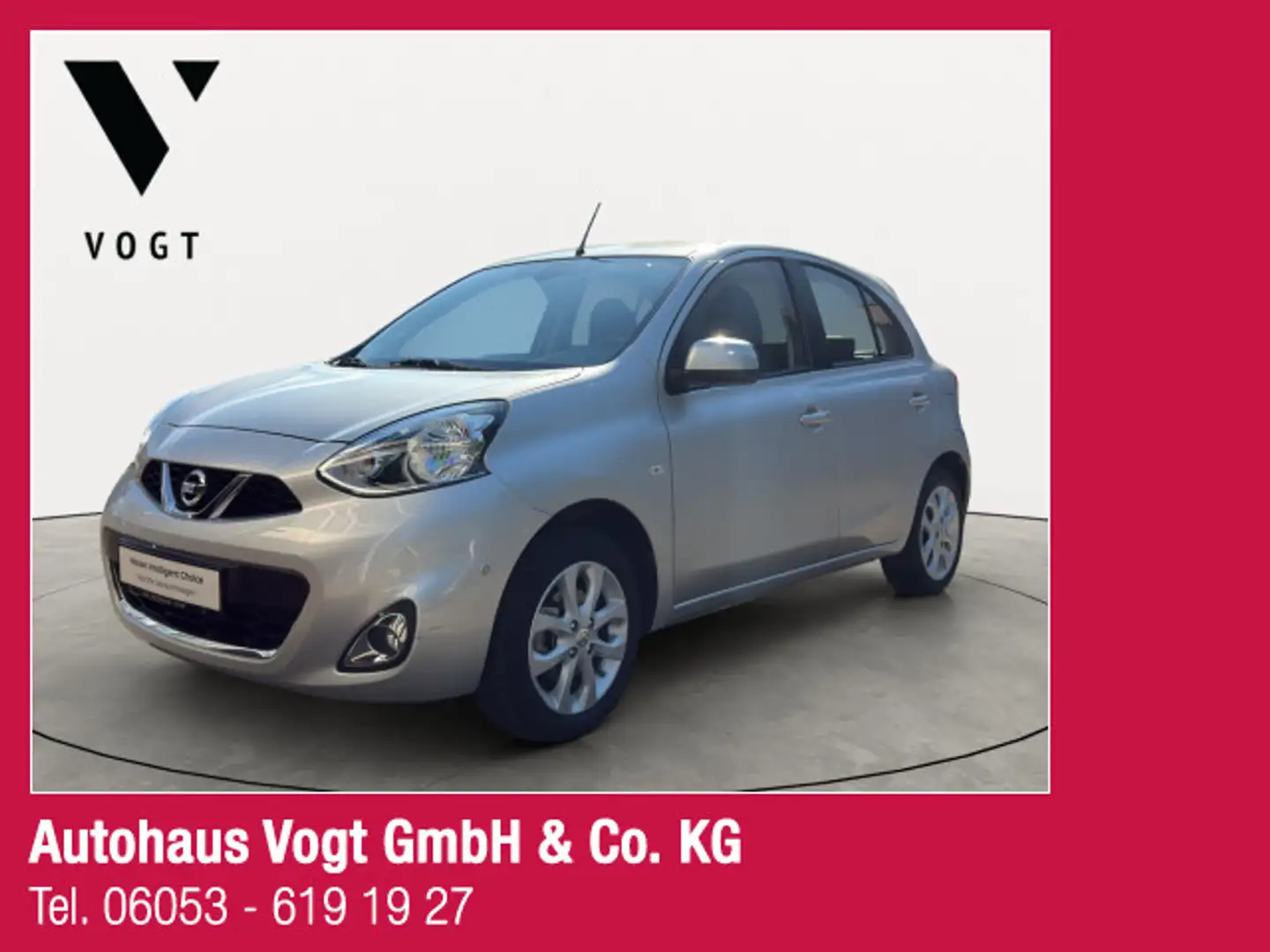 Nissan Micra Acenta°NAVI°SH°PDC°BT°USB°TEMPOM°KLIMAAUT° Silber - 1
