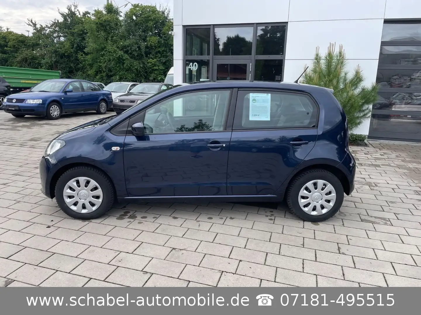 Skoda Citigo Ambition Klima Navi 5trg eFH ZV 35000km Blau - 2