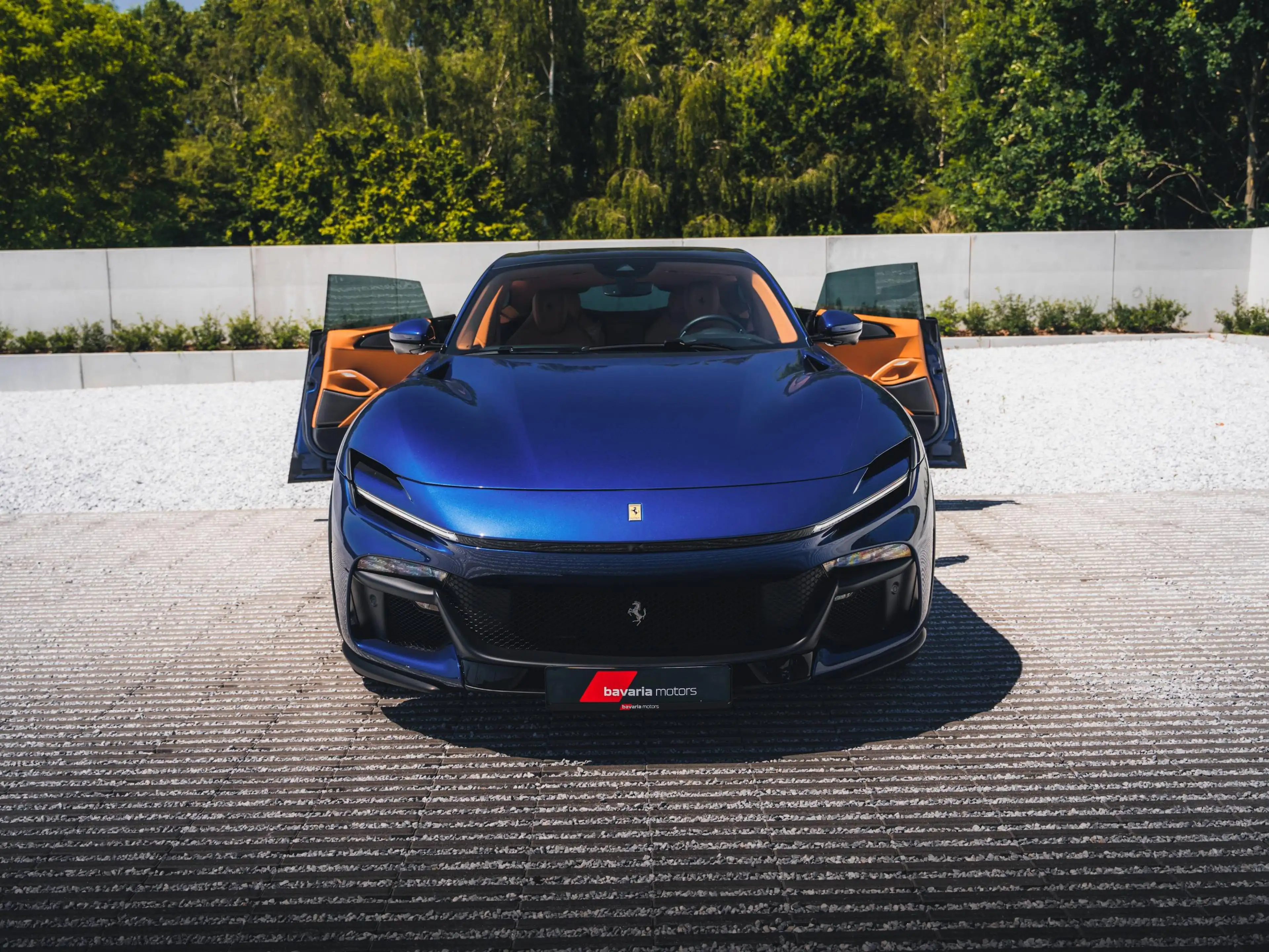 Ferrari Purosangue Blu Tour De France / Pano / Travel Set / Shields — photo 6