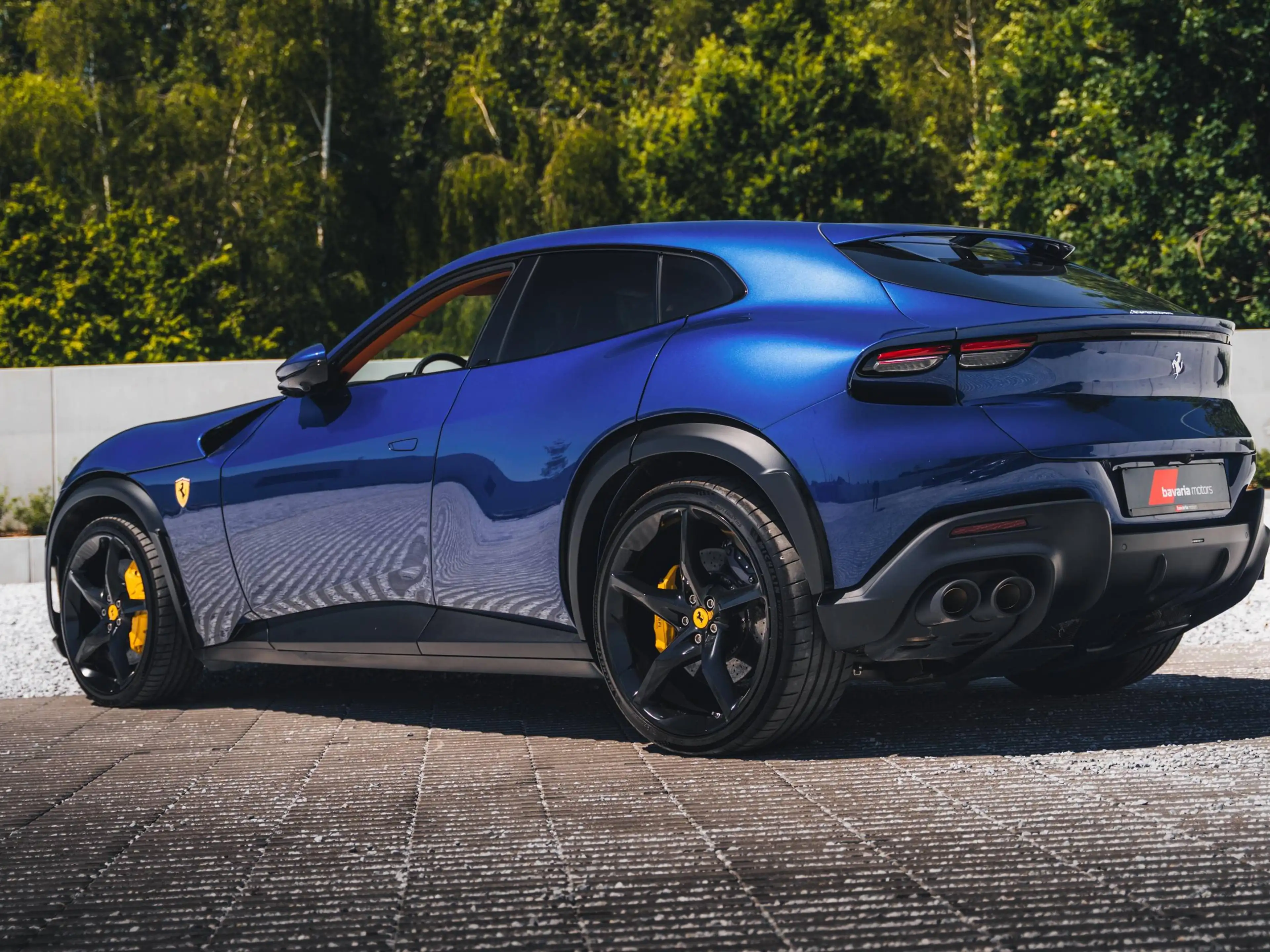 Ferrari Purosangue Blu Tour De France / Pano / Travel Set / Shields — photo 9