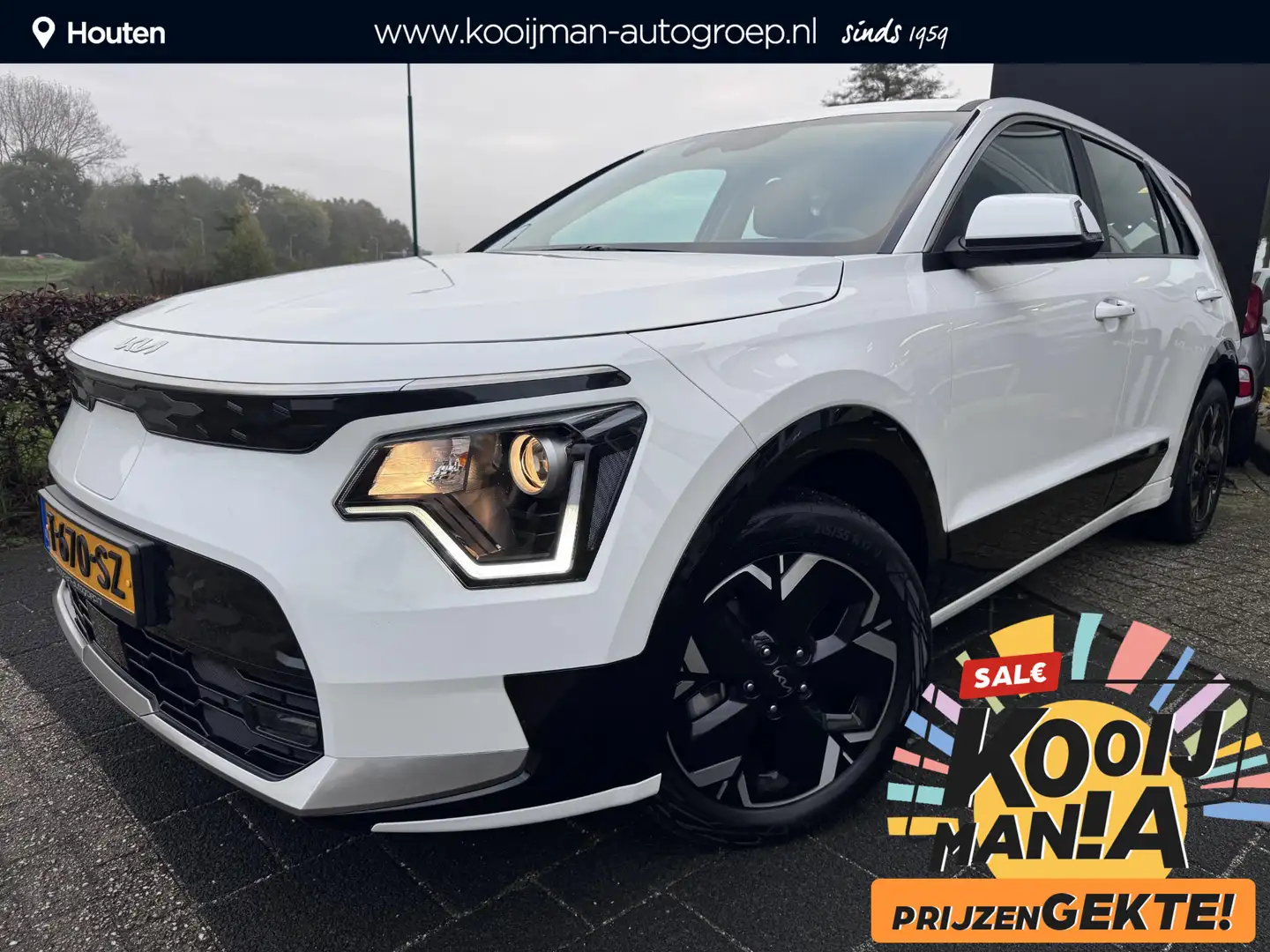 Kia e-Niro EV Edition | Half-Leder| BTW-Auto | Navigatie | Ke Wit - 1