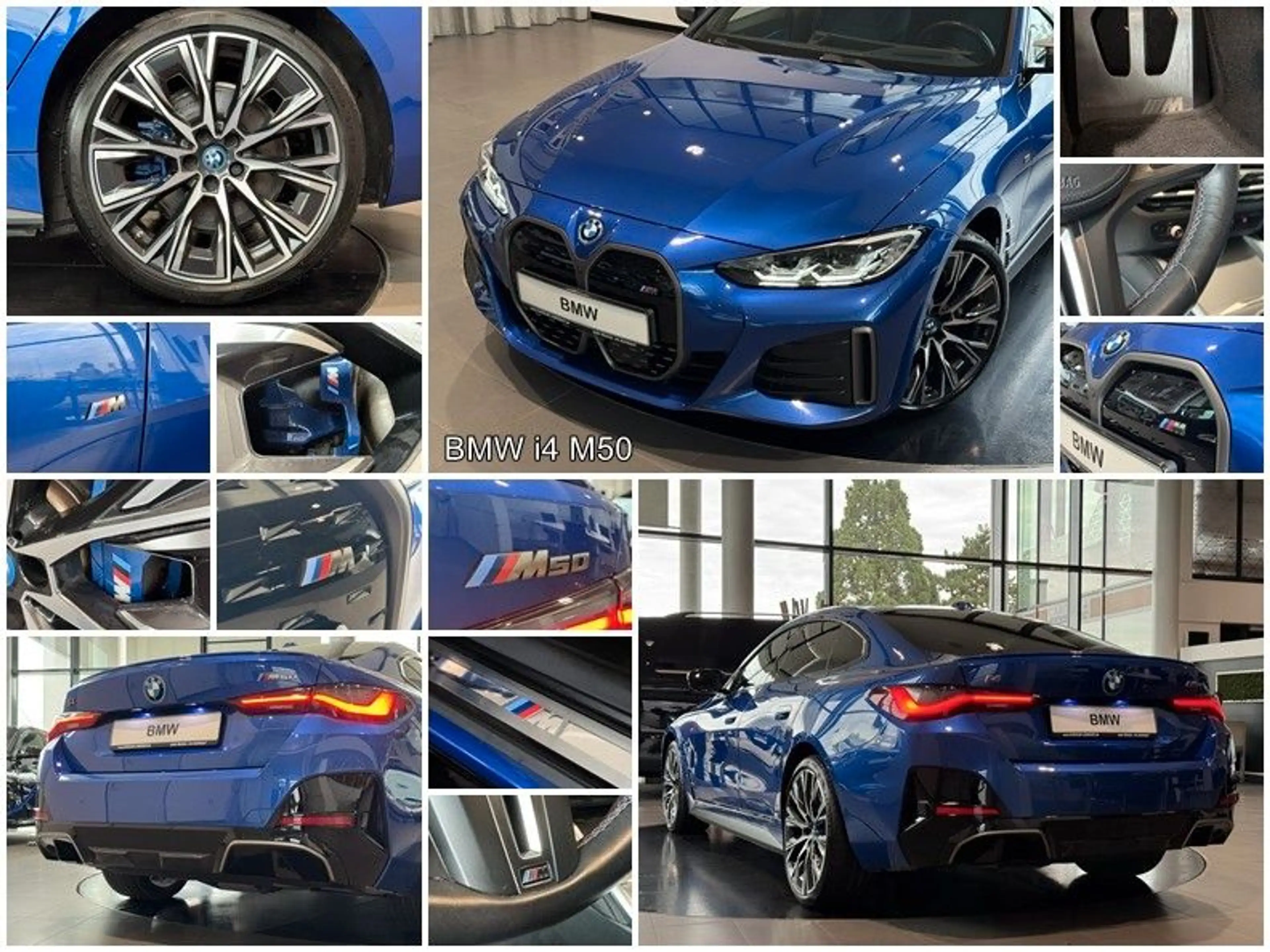 BMW i4 M50 Gran Coupe Merino SurrView H&K ACC 20" — photo 9