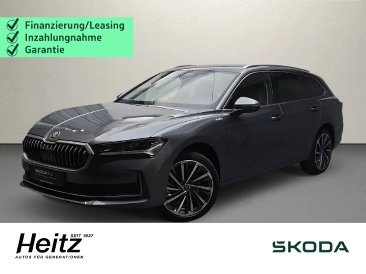 Skoda Superb Combi TDI 4x4 DSG L&K Pano Leder LED AHK Szary - 1