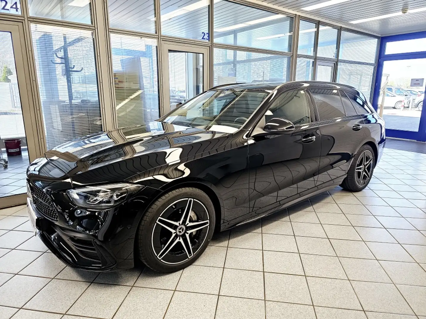 Mercedes-Benz C 200 AMG AHK,Pano-SD,Navi,Klimaaut.,el.Heckkl Schwarz - 2