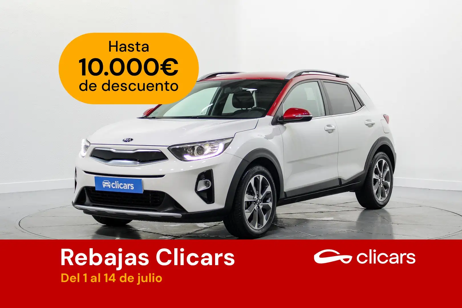 Kia Stonic 1.0 T-GDi Eco-Dynamic Drive 100 Blanc - 1