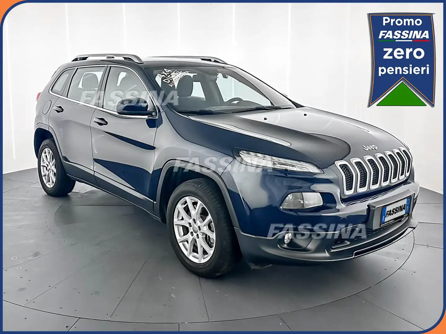 Jeep Cherokee Cherokee 2.0 Mjt II 170CV 4WD Active Drive I Long Blu/Azzurro - 1