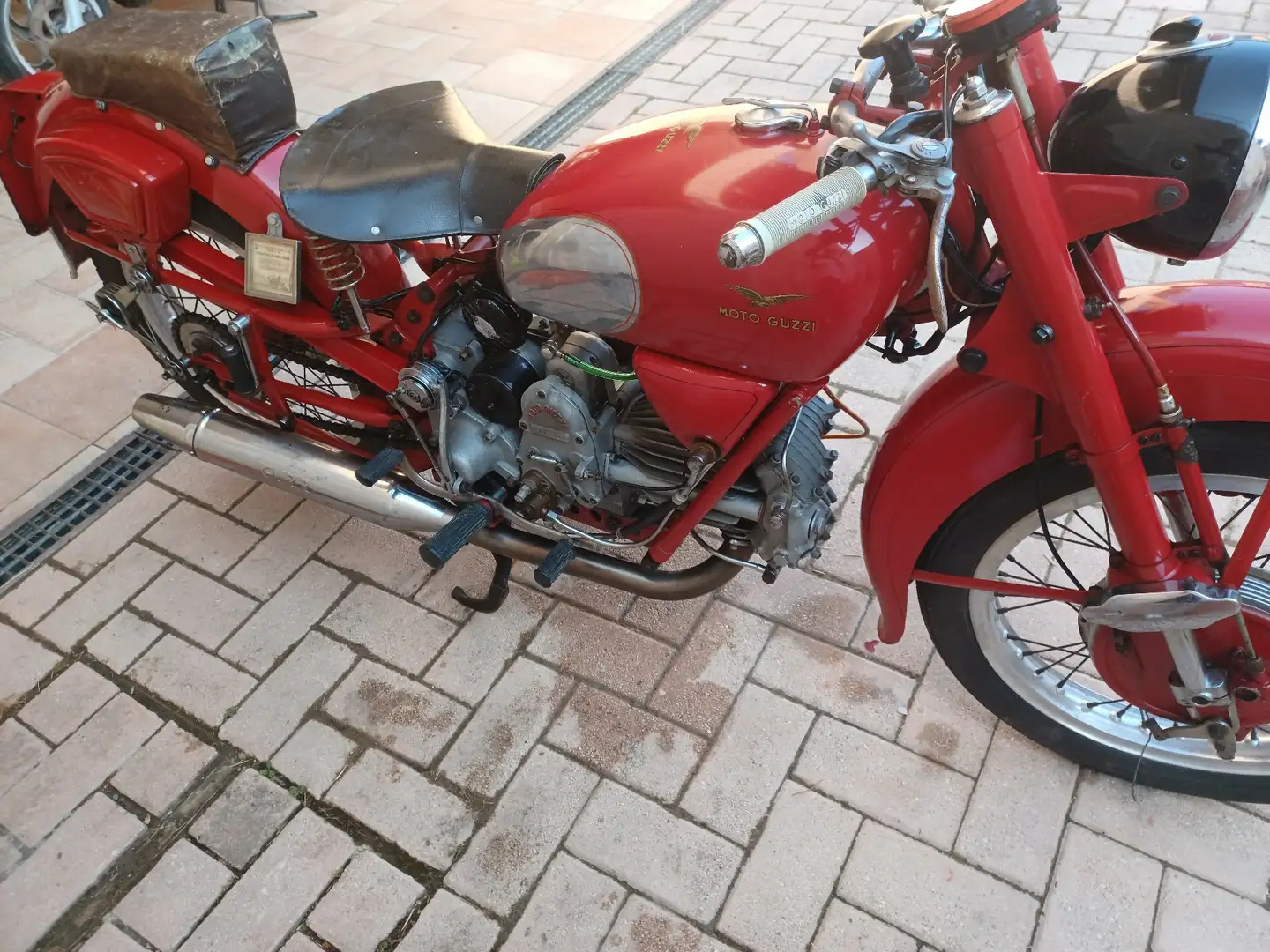 Moto Guzzi Falcone 500 sport Czerwony - 2