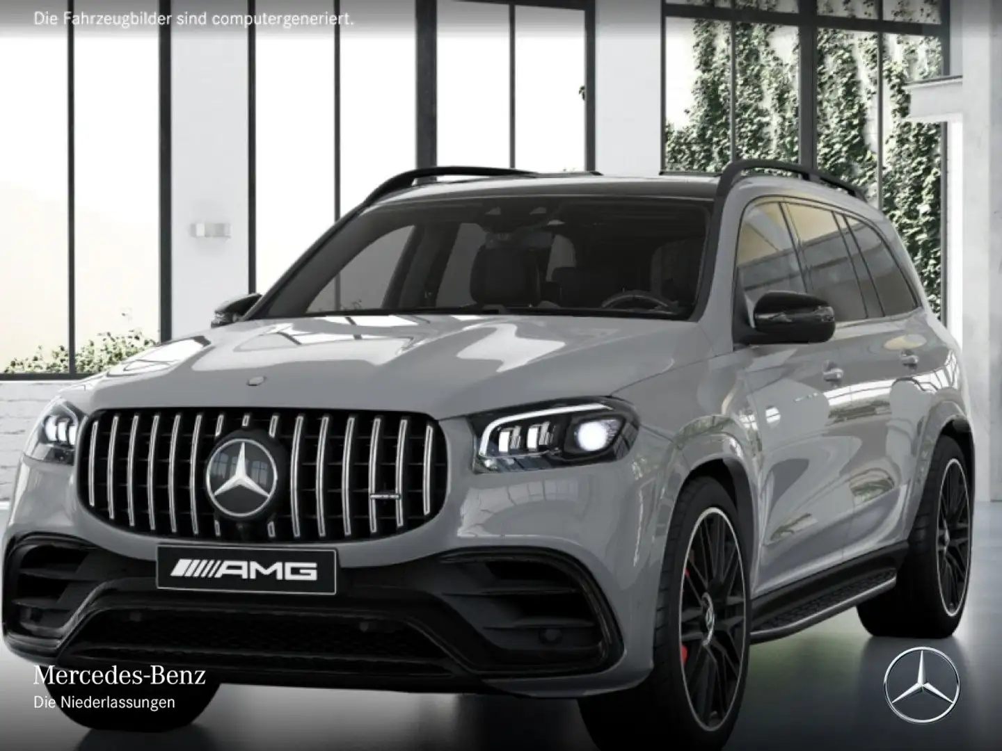 Mercedes-Benz GLS 63 AMG GLS 63 4M NIGHT+PANO+360+AHK+MULTIBEAM+STHZG+HUD Gris - 2