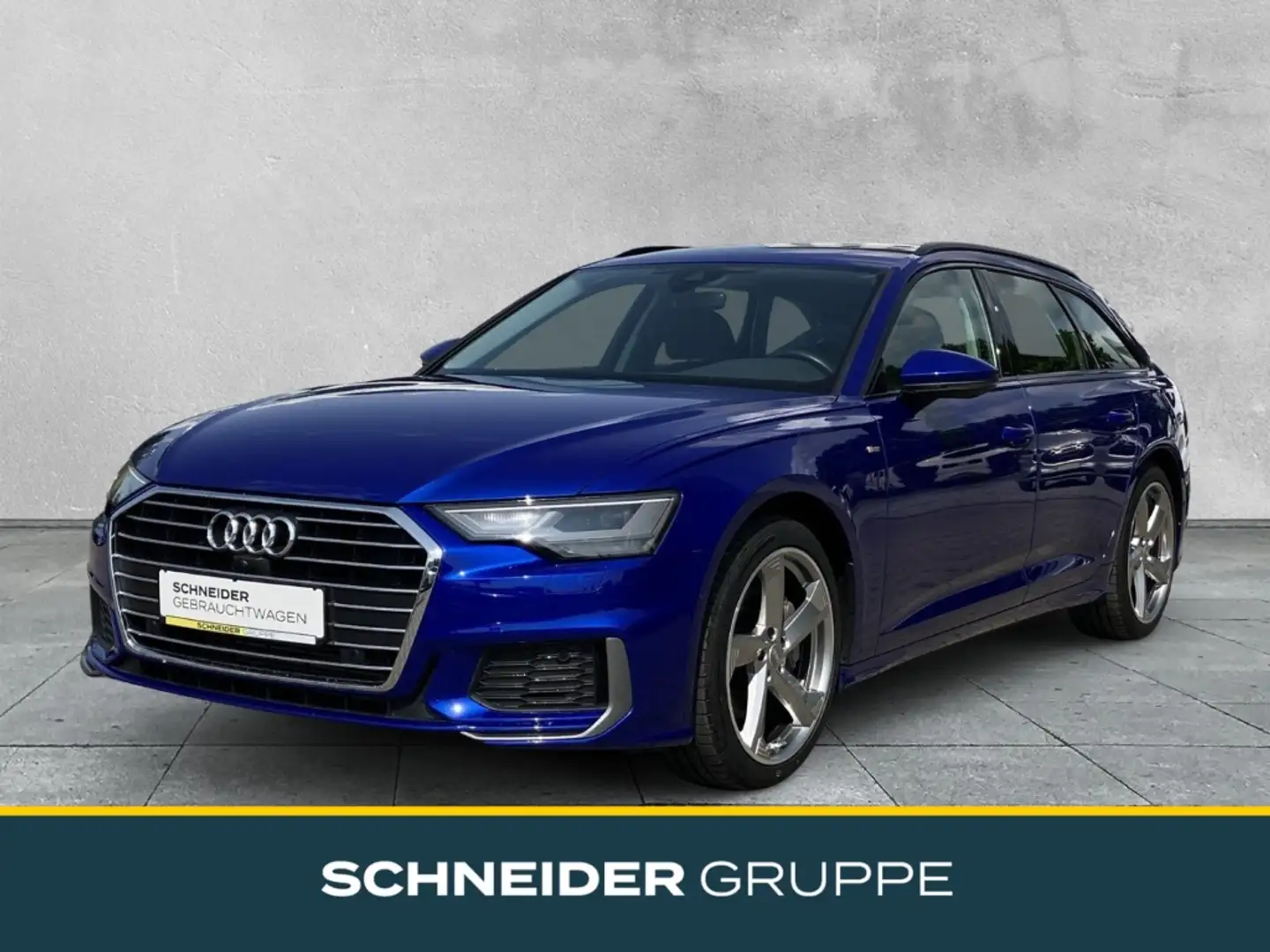 Audi A6 Avant 45 2.0 TFSI S-Line SHZ+PDC+KAMERA+LEDER Blau - 1