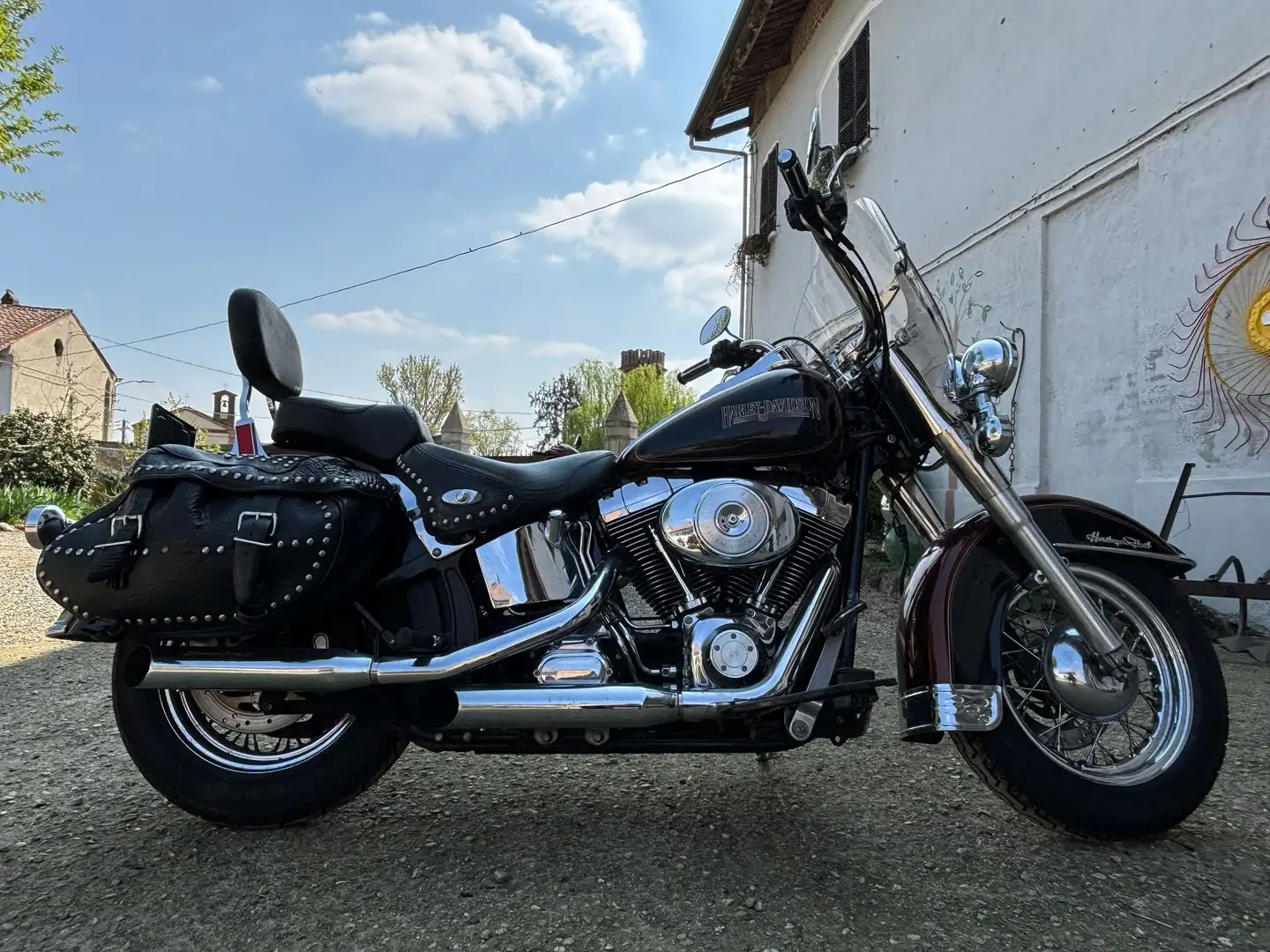 Harley-Davidson Softail Heritage Brun - 1