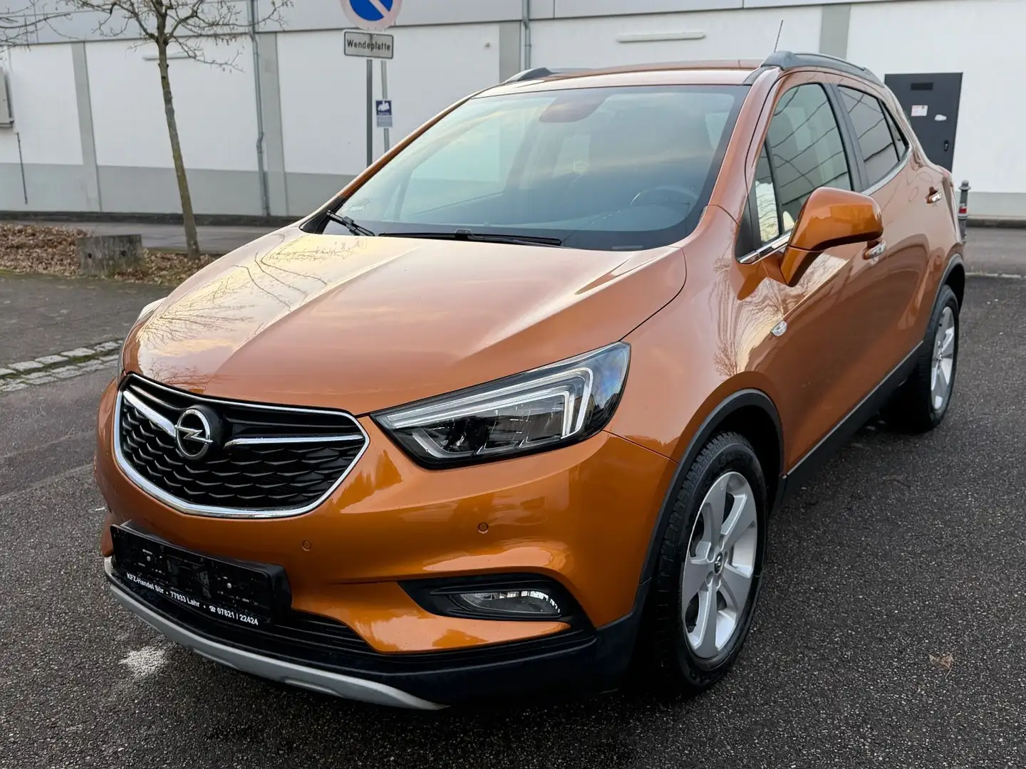 Opel Mokka X Innovation TÜV NEU/NAVI/LED/R-CAM/AHK/KL Orange - 1