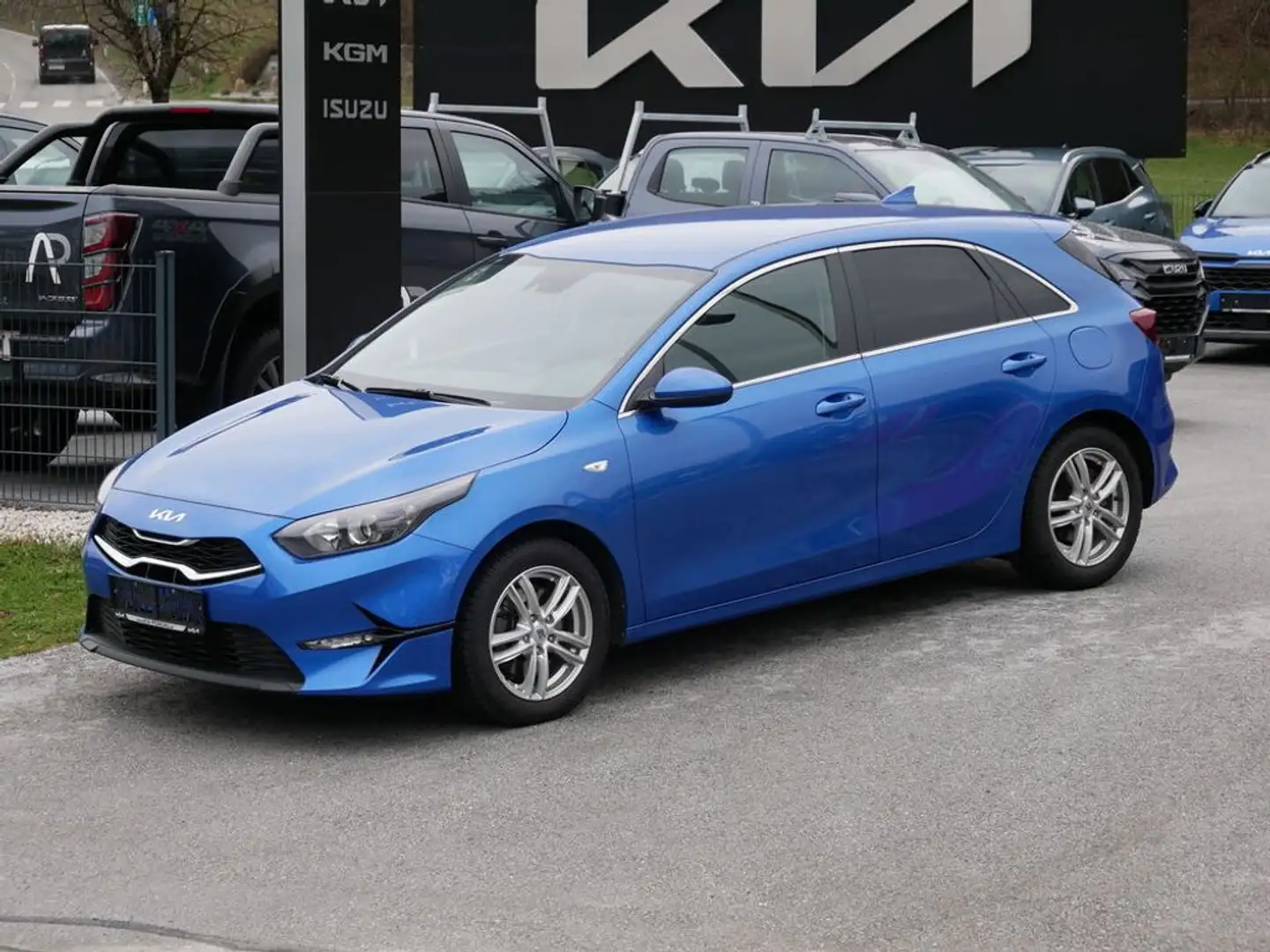 Kia Ceed / cee'd 1,0 T-GDI GPF Silber Blau - 1